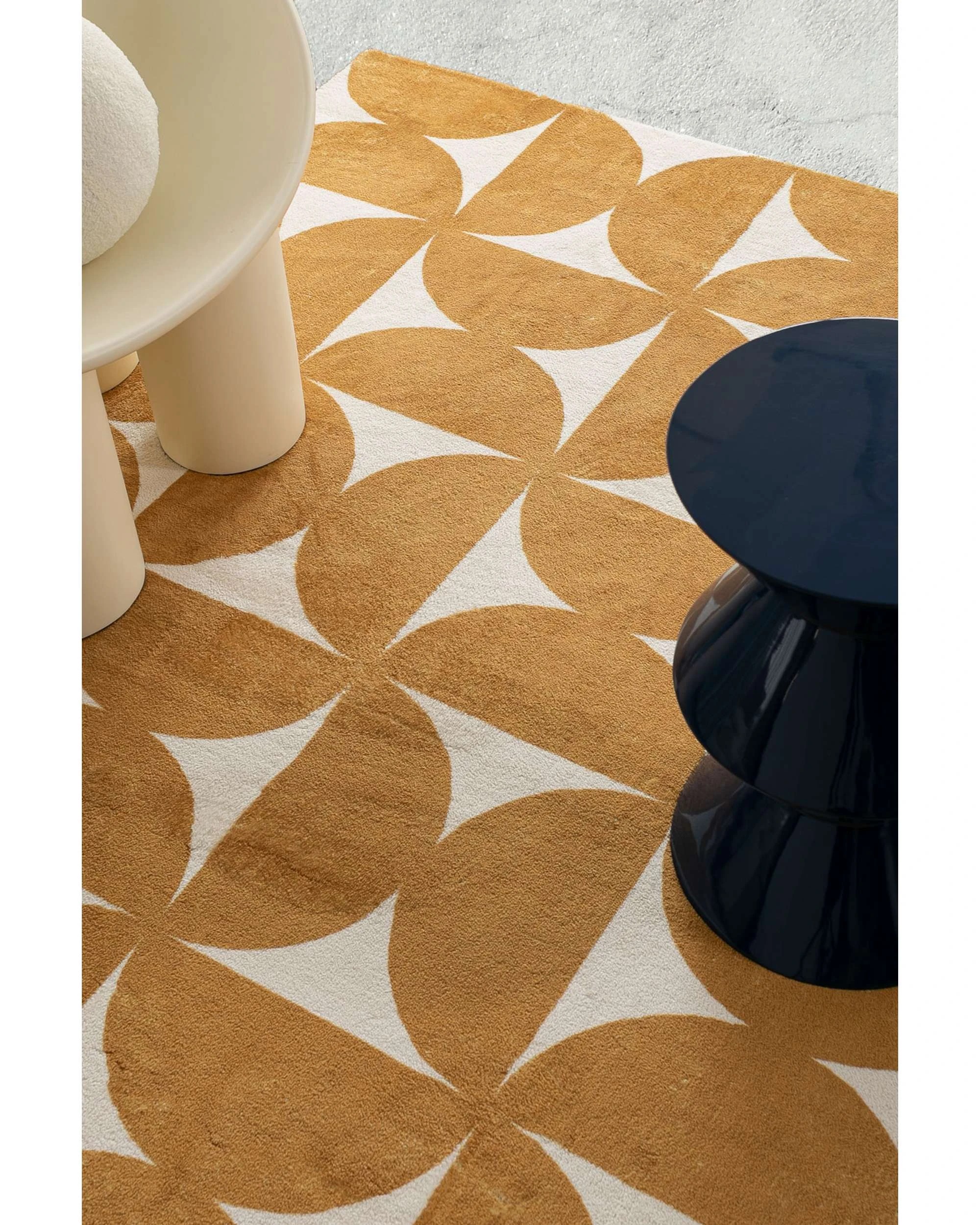 3 Loopsie Almere Geometric Washable Rug-400cm x 300cm - Gold, 3 of 7