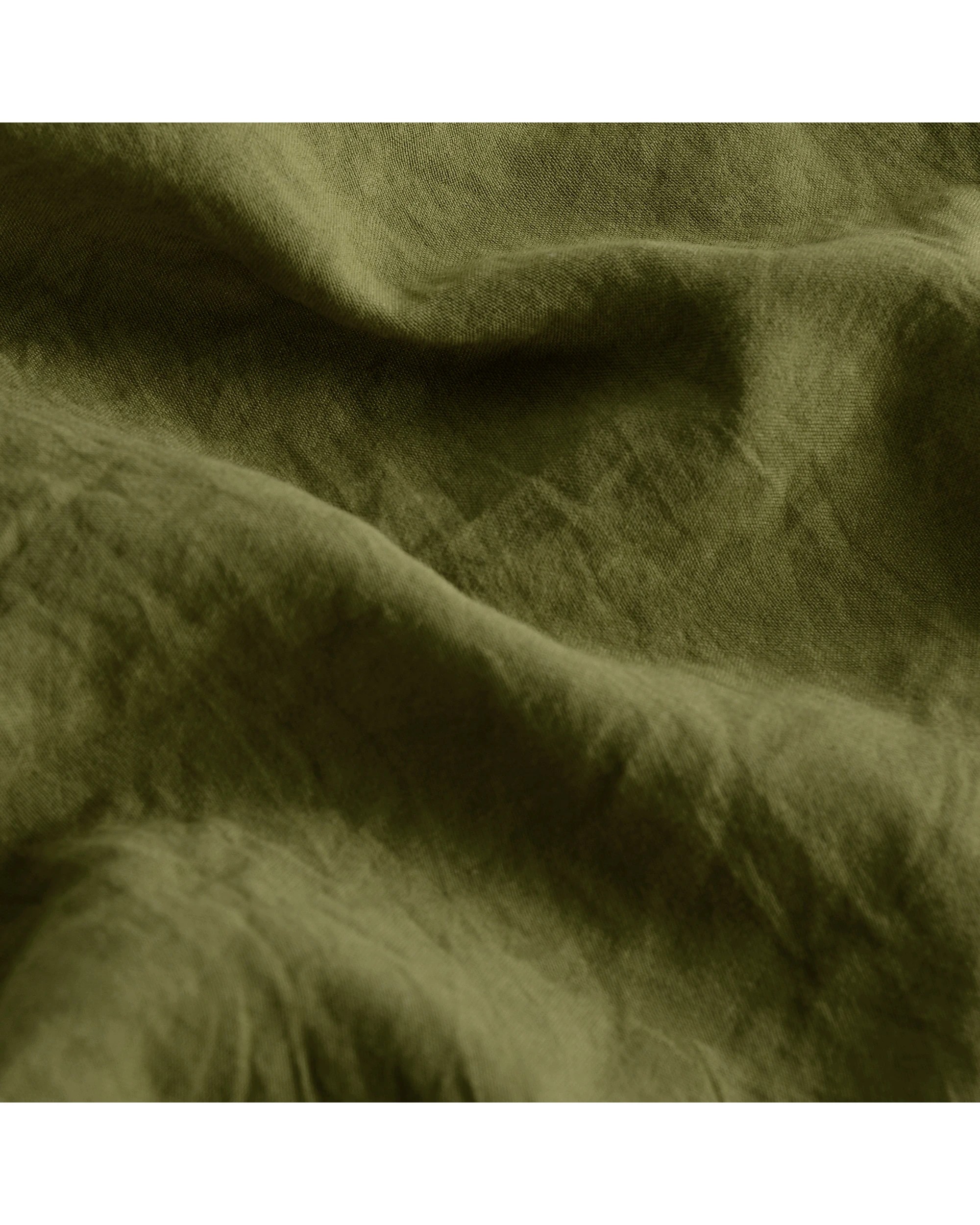 7 Dreamaker Superfine Washed Microfibre Pleated Valance - Super King Bed - Olive, 7 of 9