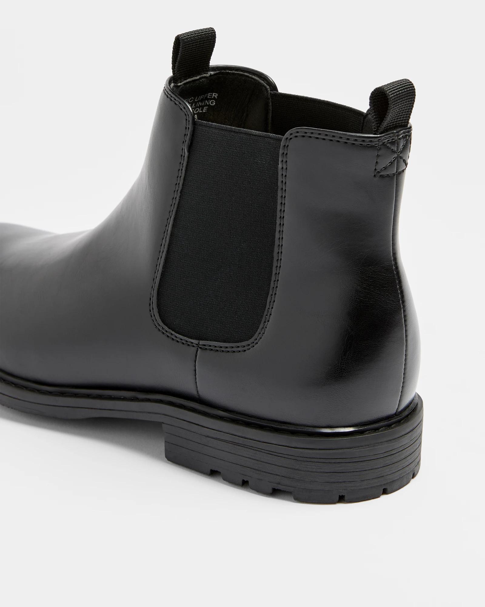 2 Target Mens Cleated Pu Chelsea Boot - Troy BLACK, 2 of 3