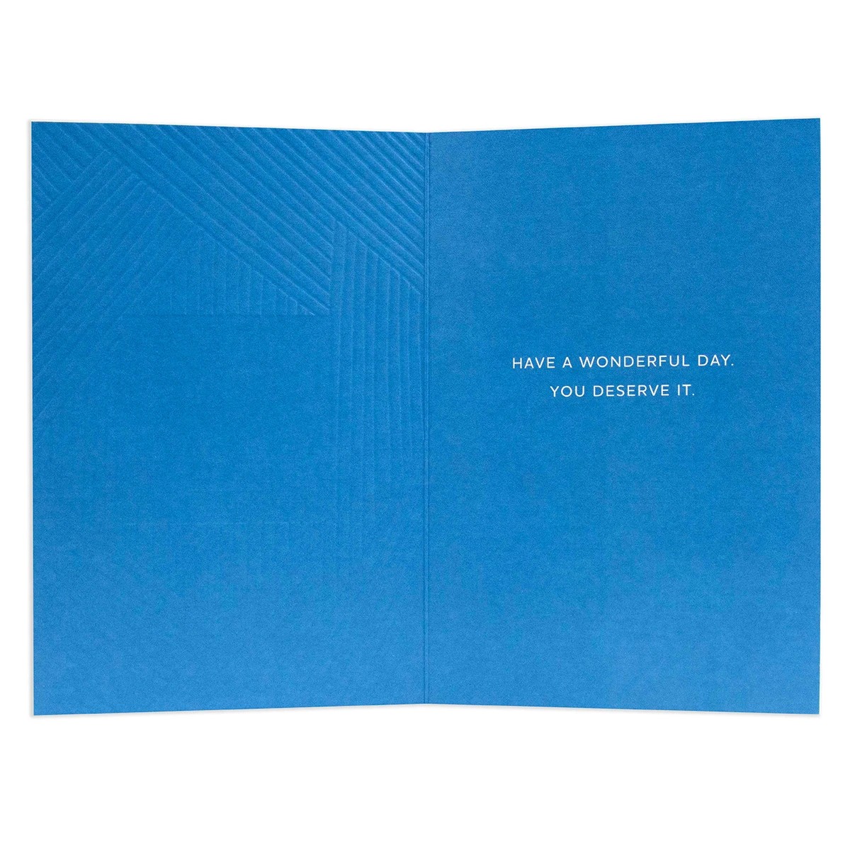 2 Connections from Hallmark Birthday Card - Navy Stripes, 2 of 3