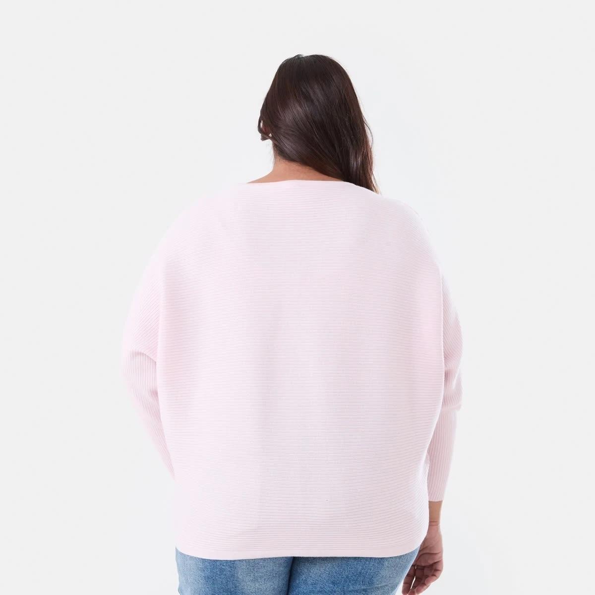 3 Curve Long Sleeve Batwing Jumper SOFT BLOSSOM, 3 of 5