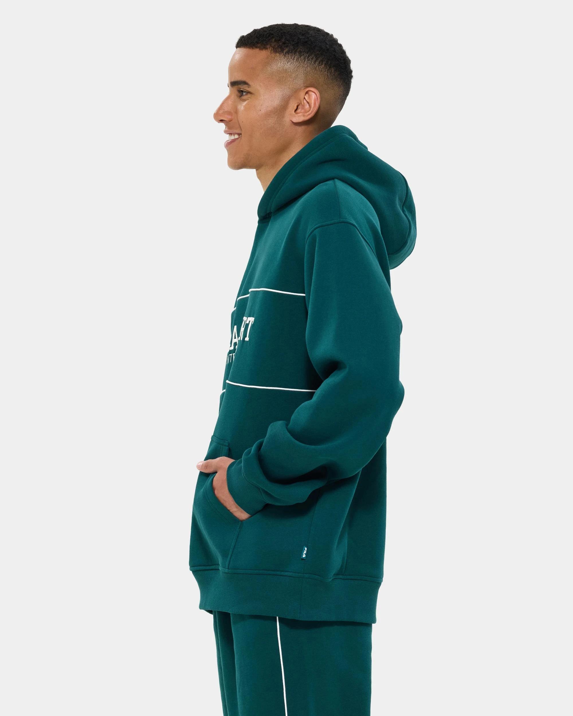 3 Fila Heavyweight Graphic Hoodie GREEN, 3 of 7