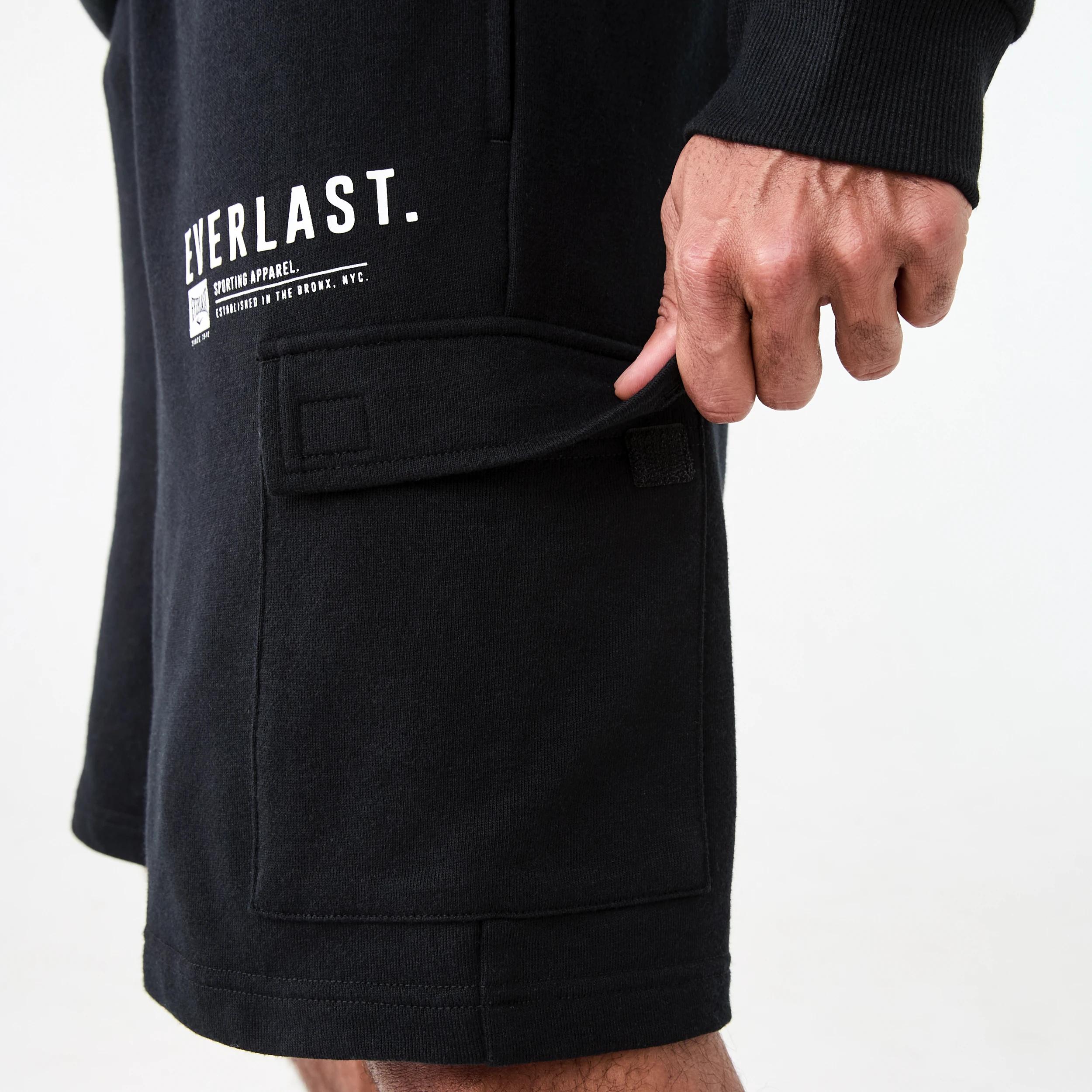 7 Everlast Mens Street Shorts Black, 7 of 9