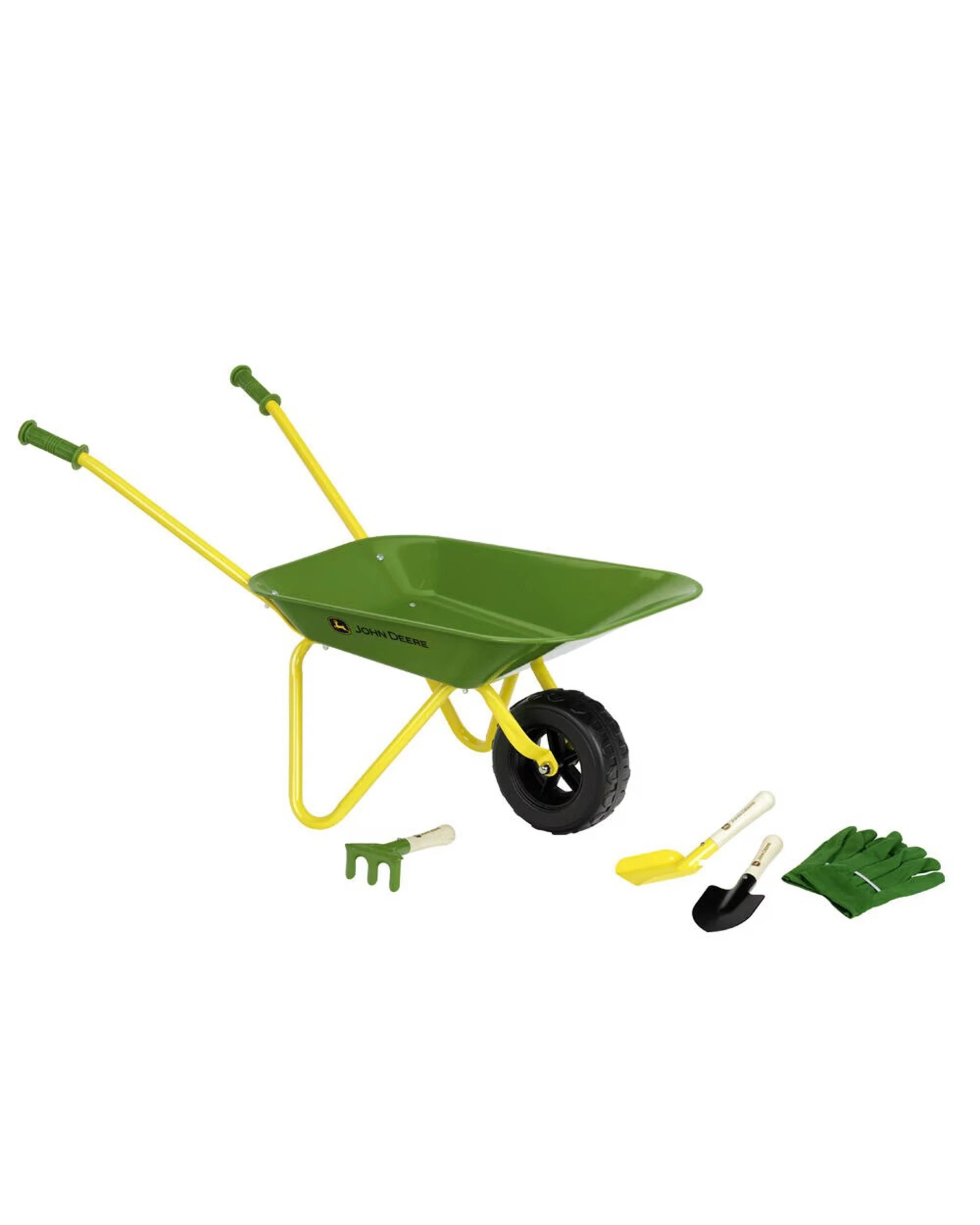 1 John Deere Metal Wheelbarrow Set, 1 of 2