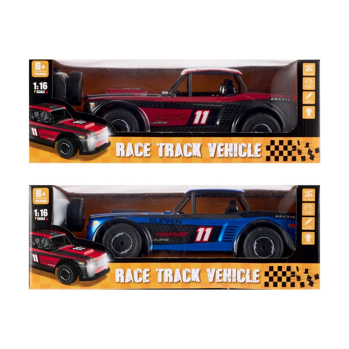 1 1:16 Scale Race Track Vehicle - Assorted, 1 of 8