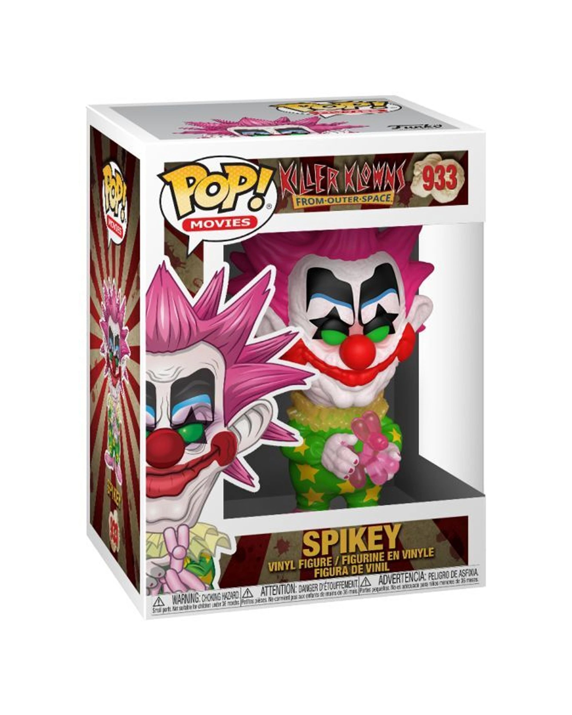 2 Pop Vinyl Figurine Killer Klowns From Outer-Space - Spike 10cm Collectable - Multi, 2 of 3