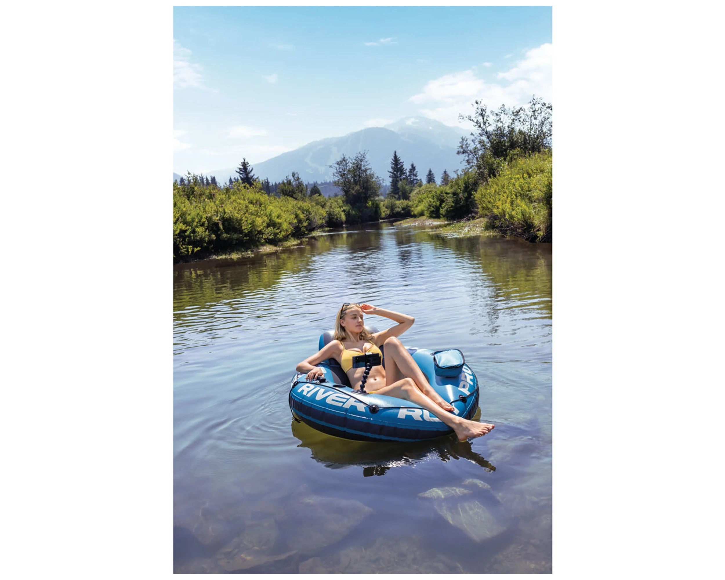 9 Intex River Run 1 Pro Inflatable Outdoor Water Tube Puncture Resistant - Multi, 9 of 9