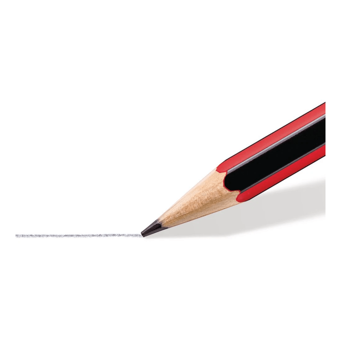 4 Staedtler Tradition Eraser Tip Graphite Pencils HB 12 Pack, 4 of 6