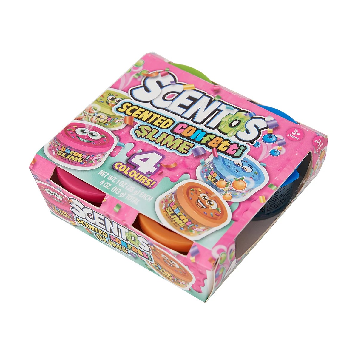 2 4 Pack Scentos Scented Confetti Slime, 2 of 6