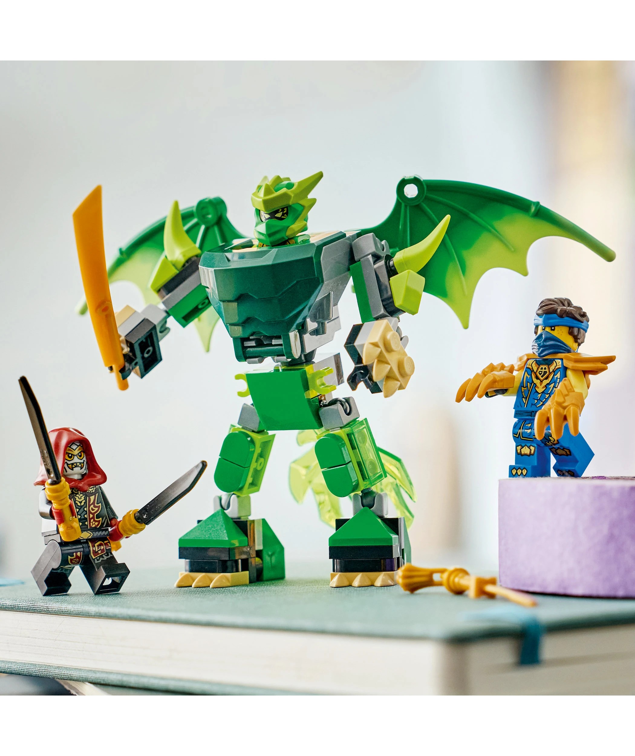 8 LEGO Ninjago Lloyd's Dragon Mech Battle Pack 71862, 8 of 9