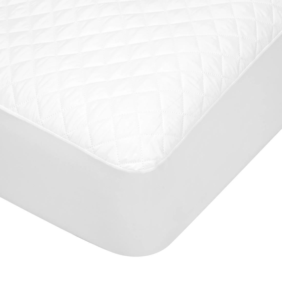 4 Stain Resistant and Allergy Sensitive Mattress Protector - Single Bed, White, 4 of 4