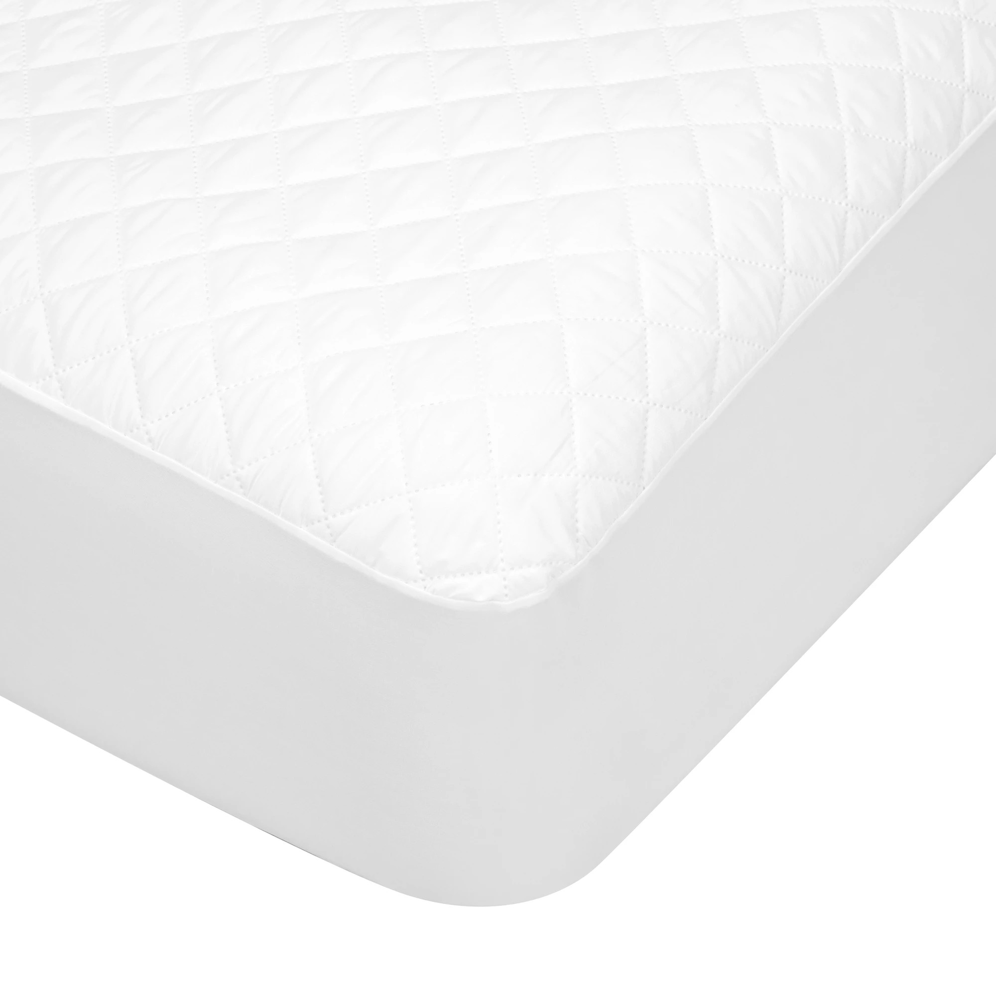 4 Stain Resistant and Allergy Sensitive Mattress Protector - Single Bed, White, 4 of 4