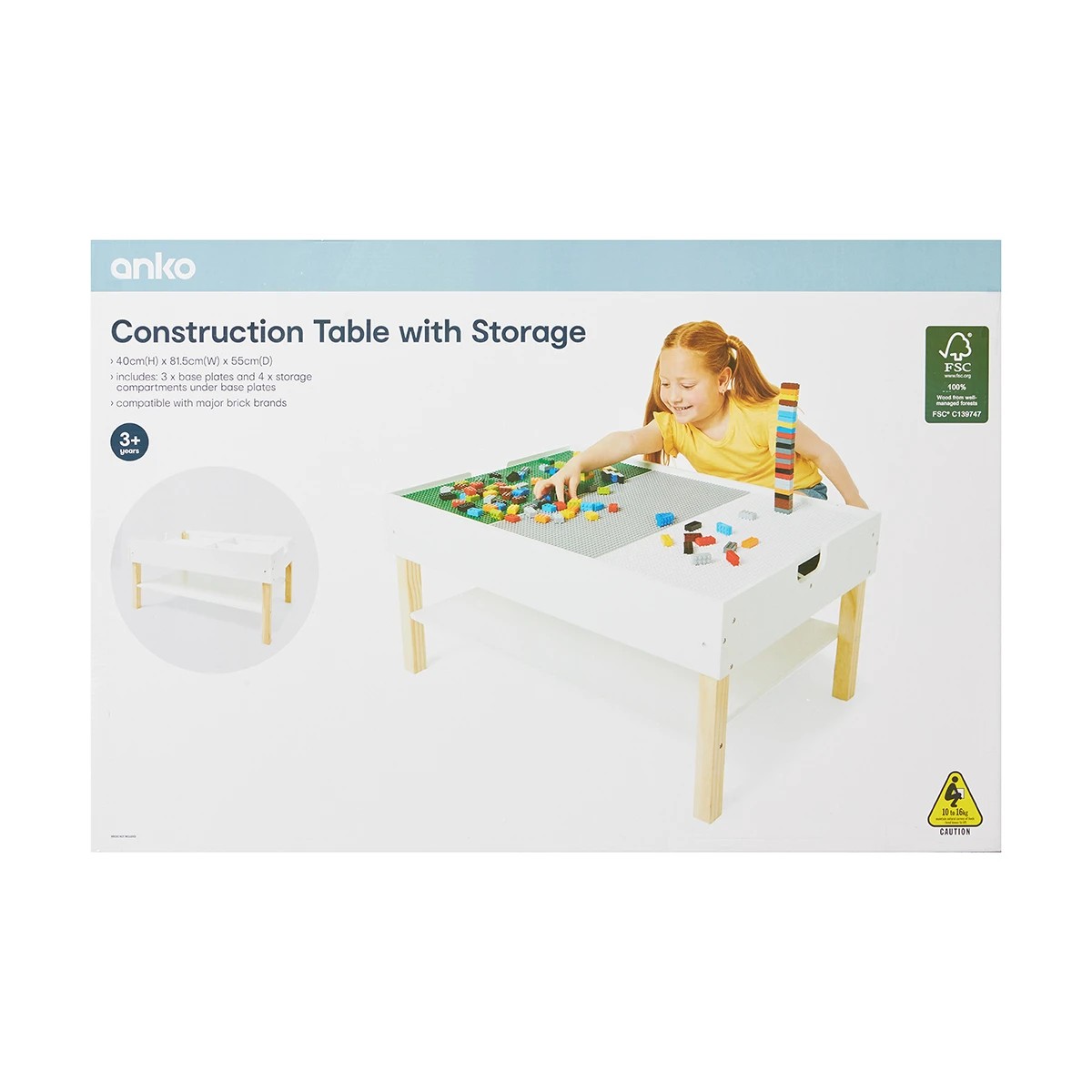 9 Construction Table with Storage, 9 of 10