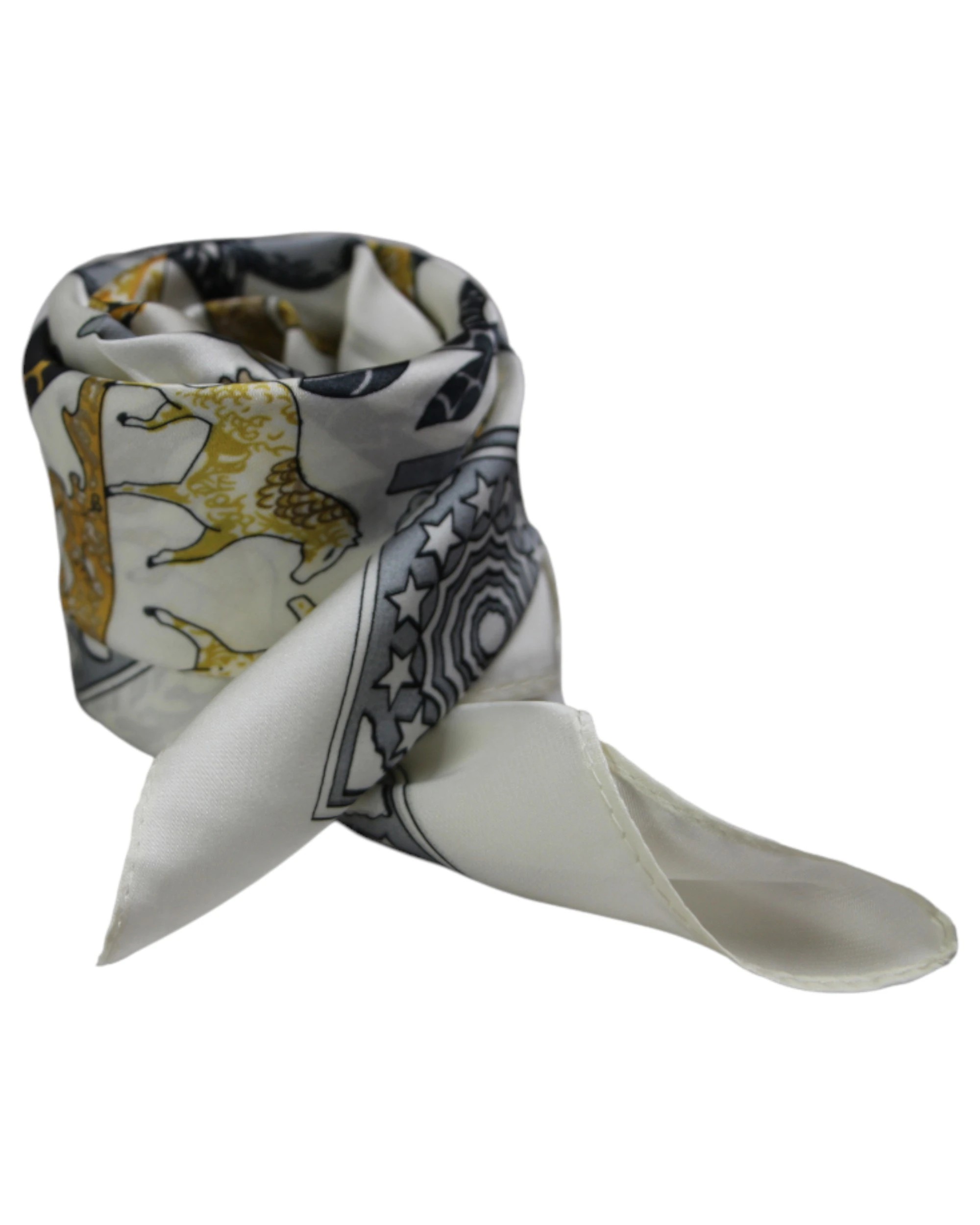 2 Zasel Womens Animal Fun Silk Feel Soft Neck Scarf - Multi, 2 of 2