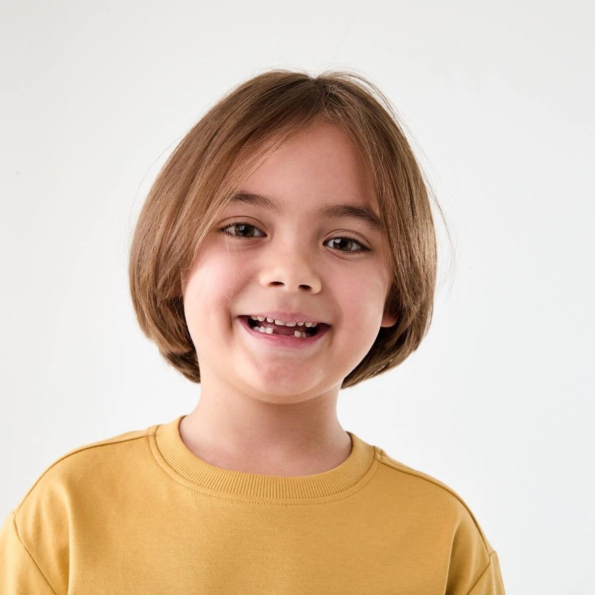 3 Boucle T-shirt SMALL LION FACE YELLOW OCHRE, 3 of 6