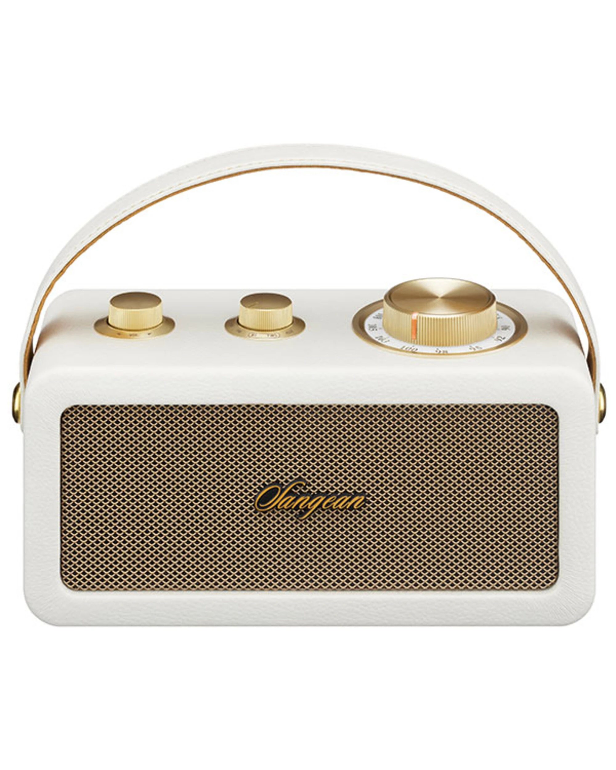 4 Sangean RA-101 BT Speaker w FM Radio - White, 4 of 5