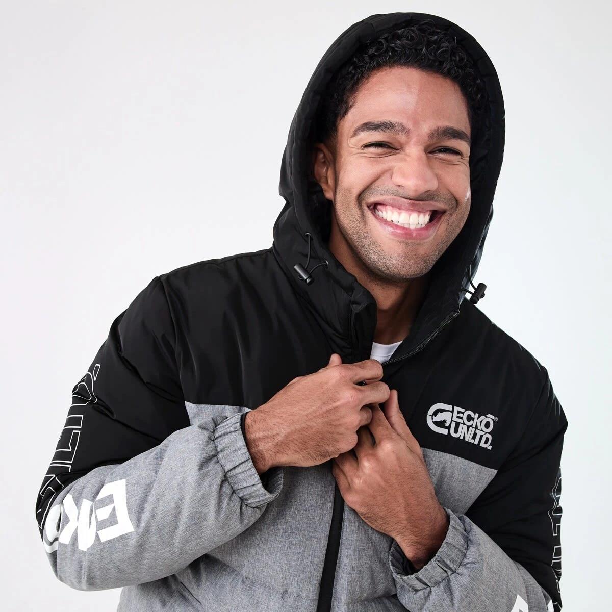 5 Ecko License Puffer Jacket Black, 5 of 9