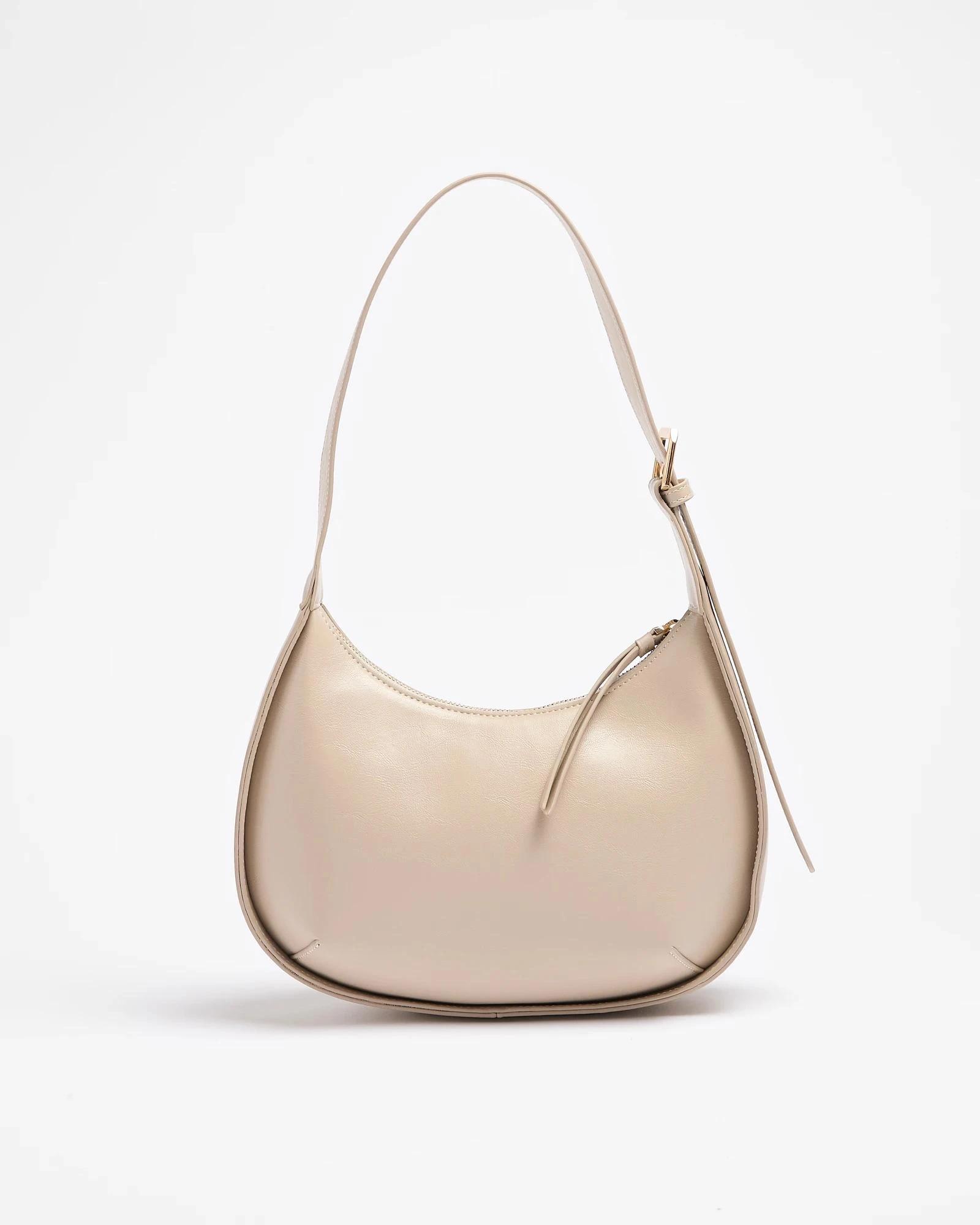 1 Target Half Moon Shoulder Bag STONE, 1 of 2