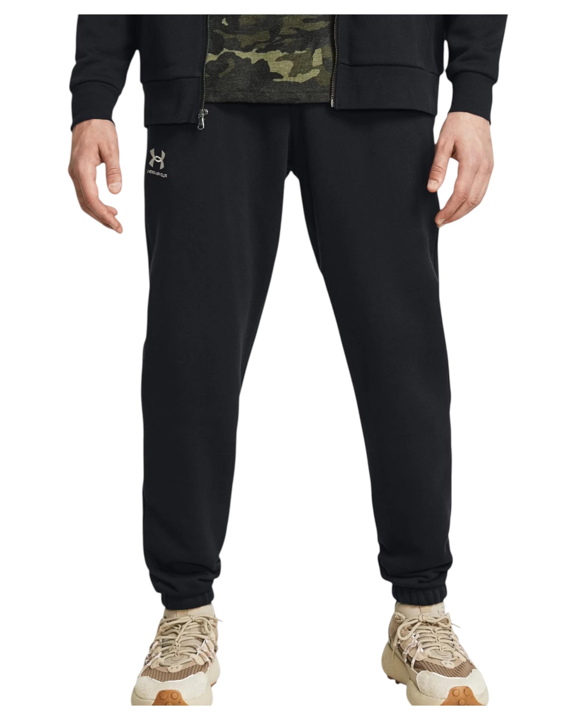 4 Under Armour Mens Fleece Pants Black Joggers Athletic Trackies BLACK, 4 of 8