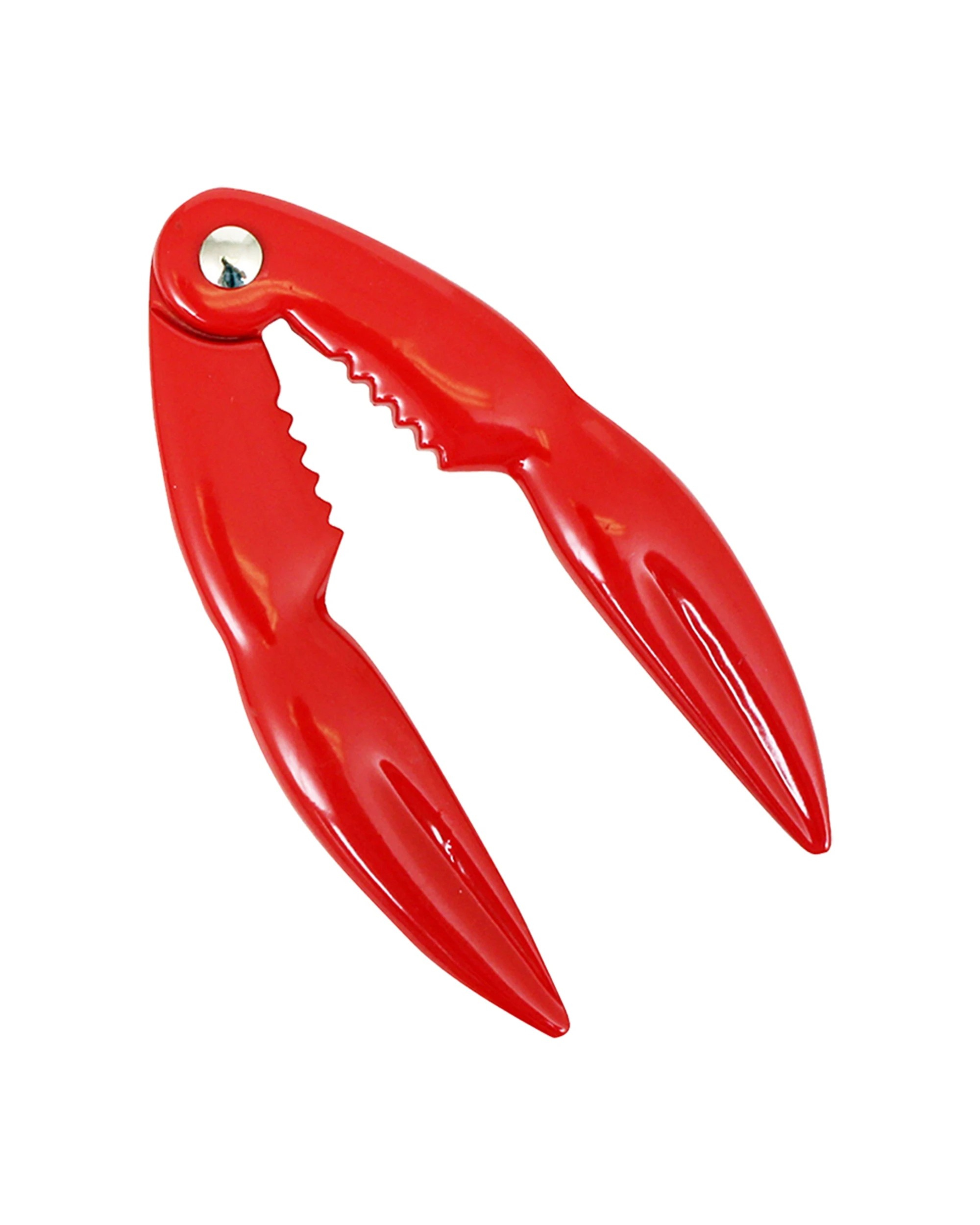 1 Appetito Crab Cracker - Aluminium Seafood Sheller, Red (Model 3249R) - Red, 1 of 3