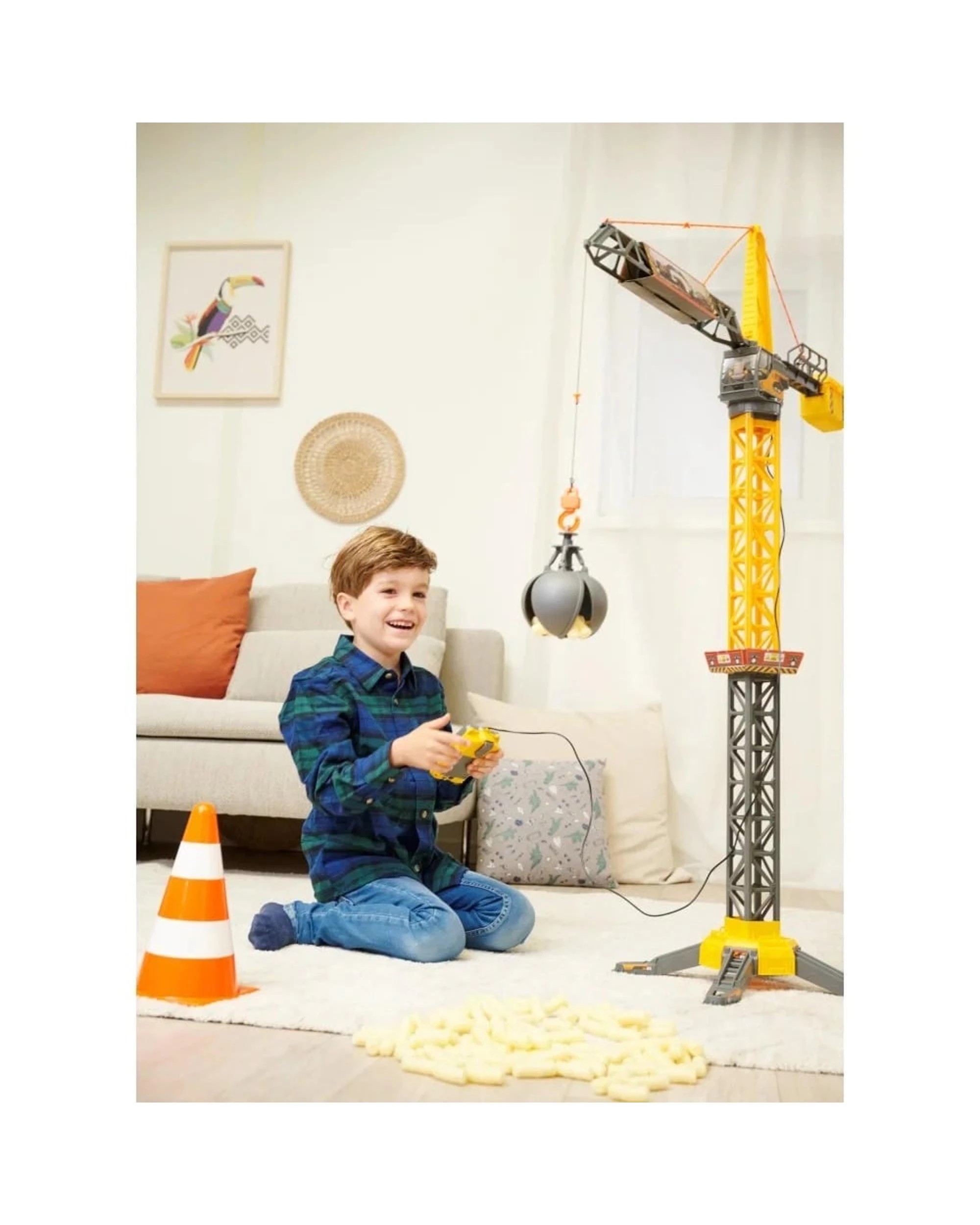 6 Dickie Toys Might Crane 110cm Remote Controlled Crane, 6 of 7