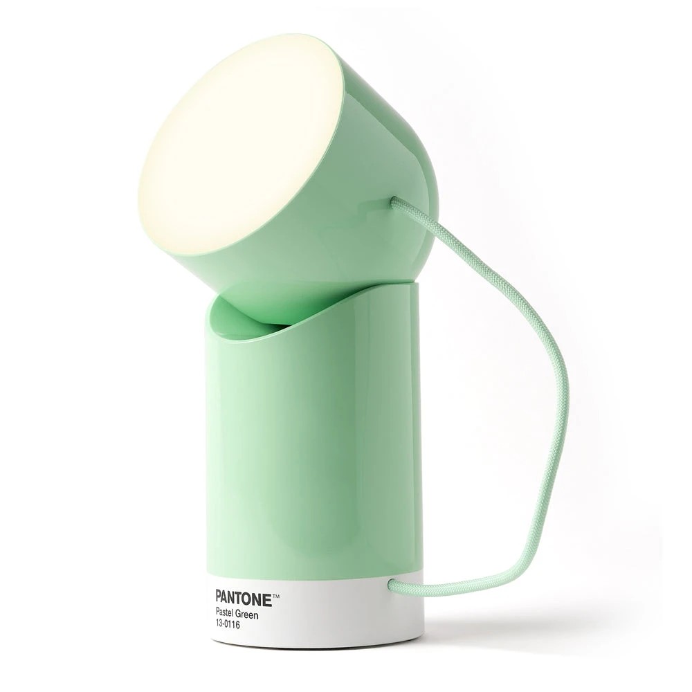 1 Lexon Orbe Portable Led Lamp With Moving Head PANTONE - Green - Green, 1 of 5