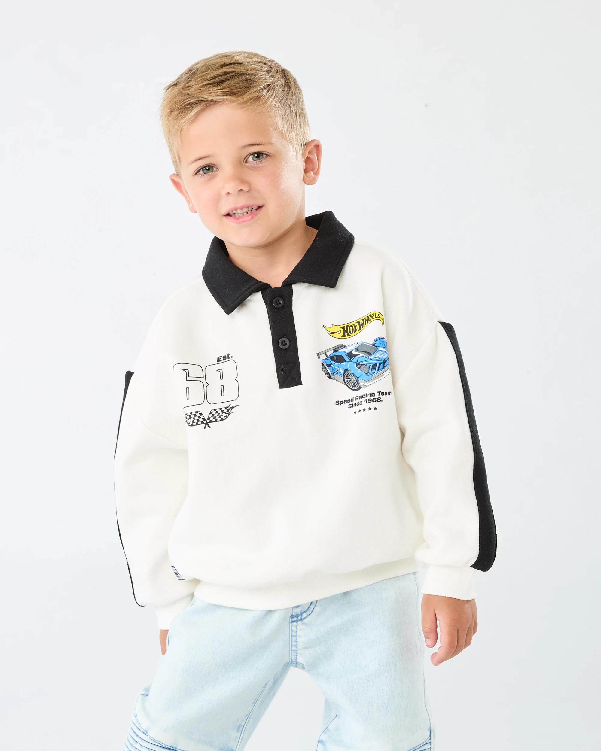 1 Hot Wheels License Oversized Sweatshirt Hot Wheels, 1 of 9