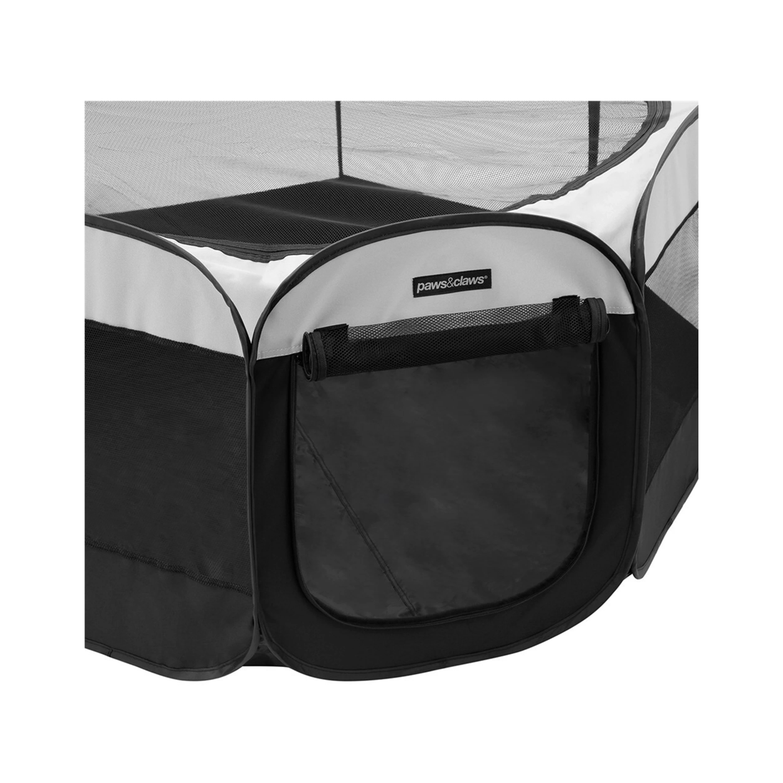 6 Paws And Claws Foldaway 136cm Dog Playpen Indoor Outdoor Large Black Pen For Pets
 - Black, 6 of 7