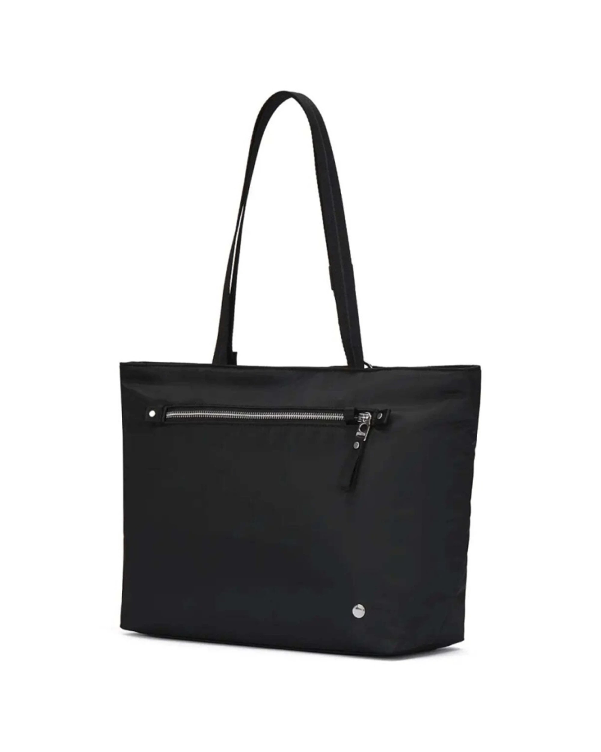 3 Pacsafe W Anti-Theft RFID Blocking Carryall 13in Laptop Tote Bag Secure Travel Bag - Black, 3 of 8
