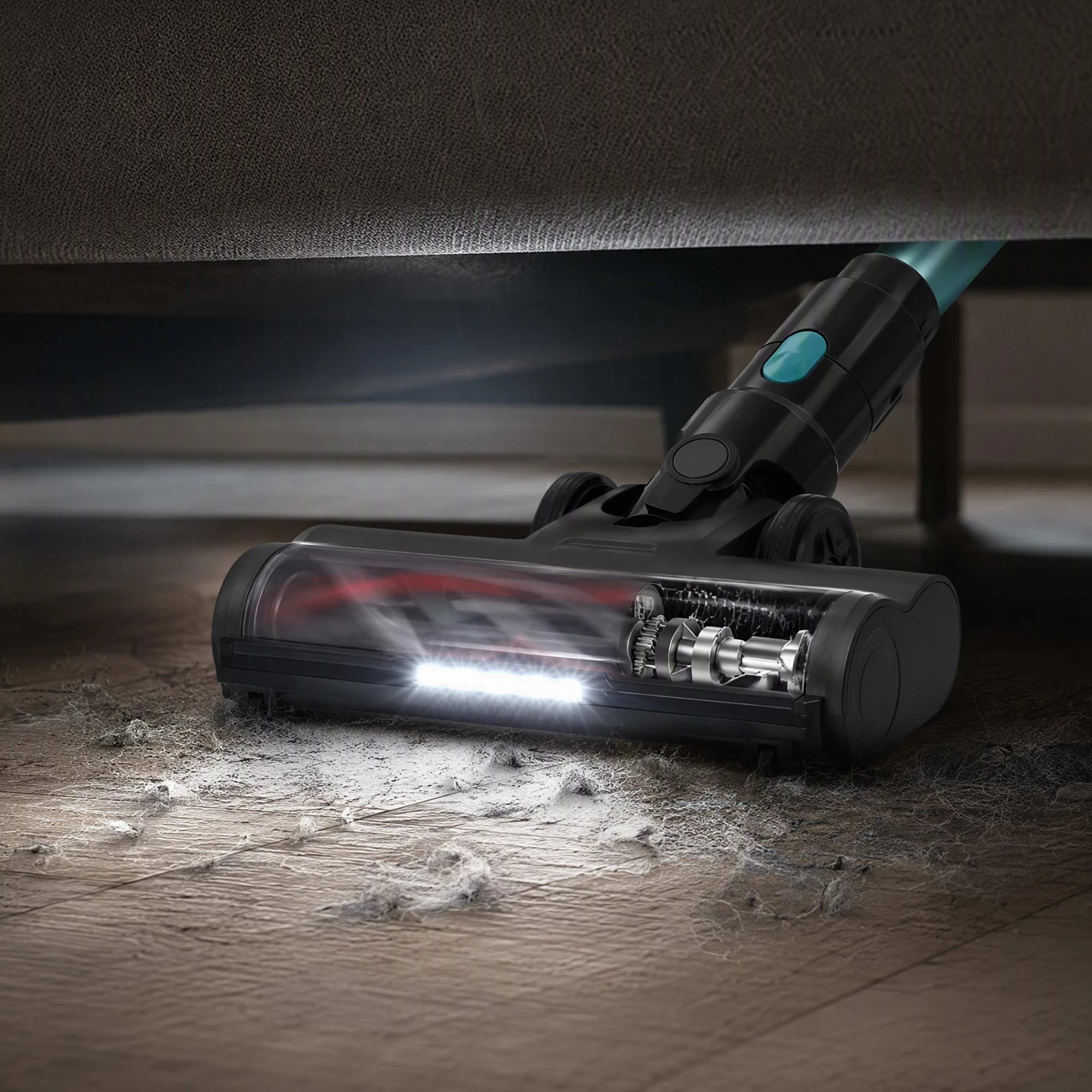 6 DEVANTI 30000Pa Cordless Stick Vacuum Cleaner 4-in-1 Handheld Vac, - Green, 6 of 8