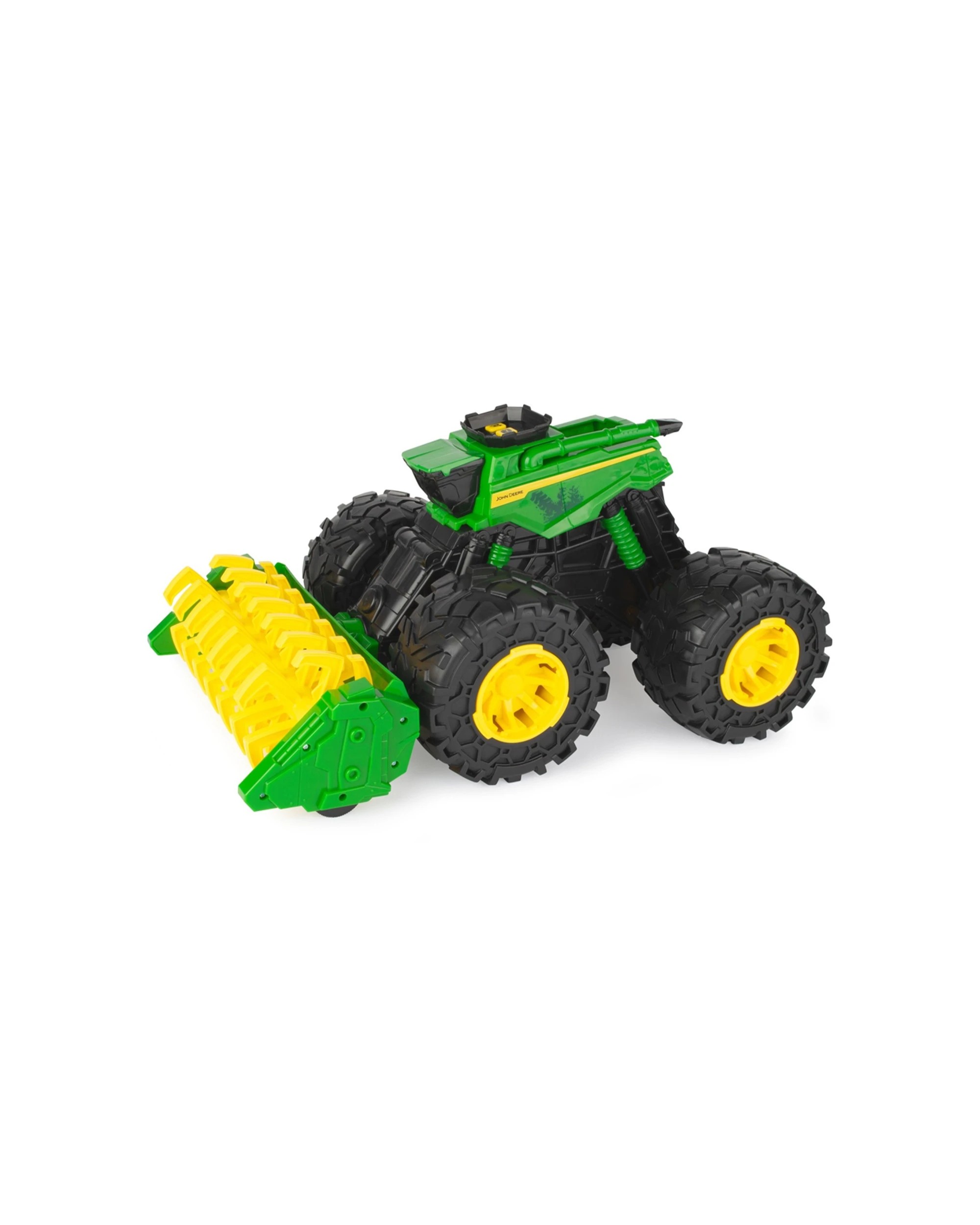 1 John Deere Kids Monster Treads Super Scale Combine With Lights And Sounds Kids Toy - Green, 1 of 6