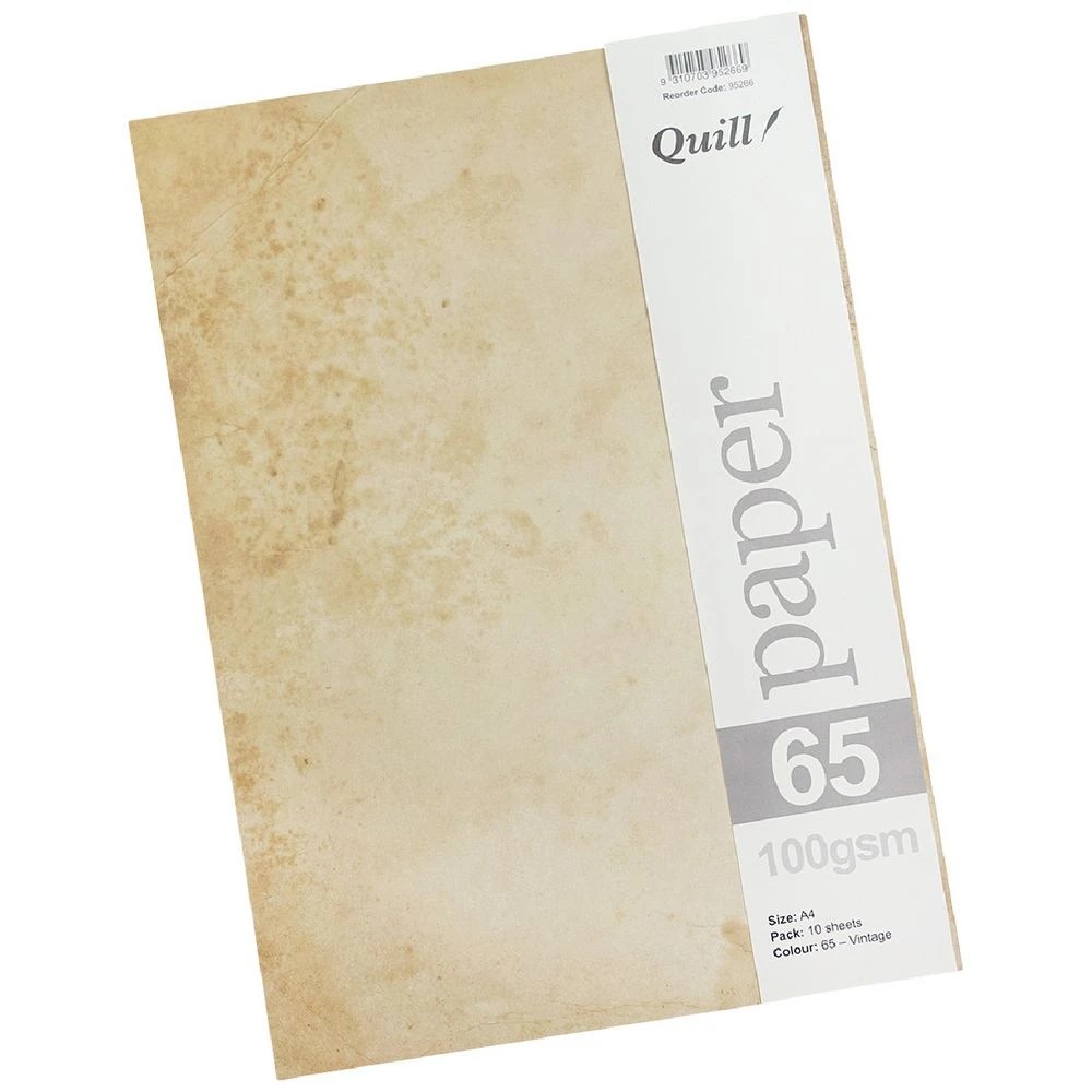 2 Quill A4 Design Paper Vintage 10 Pack, 2 of 4