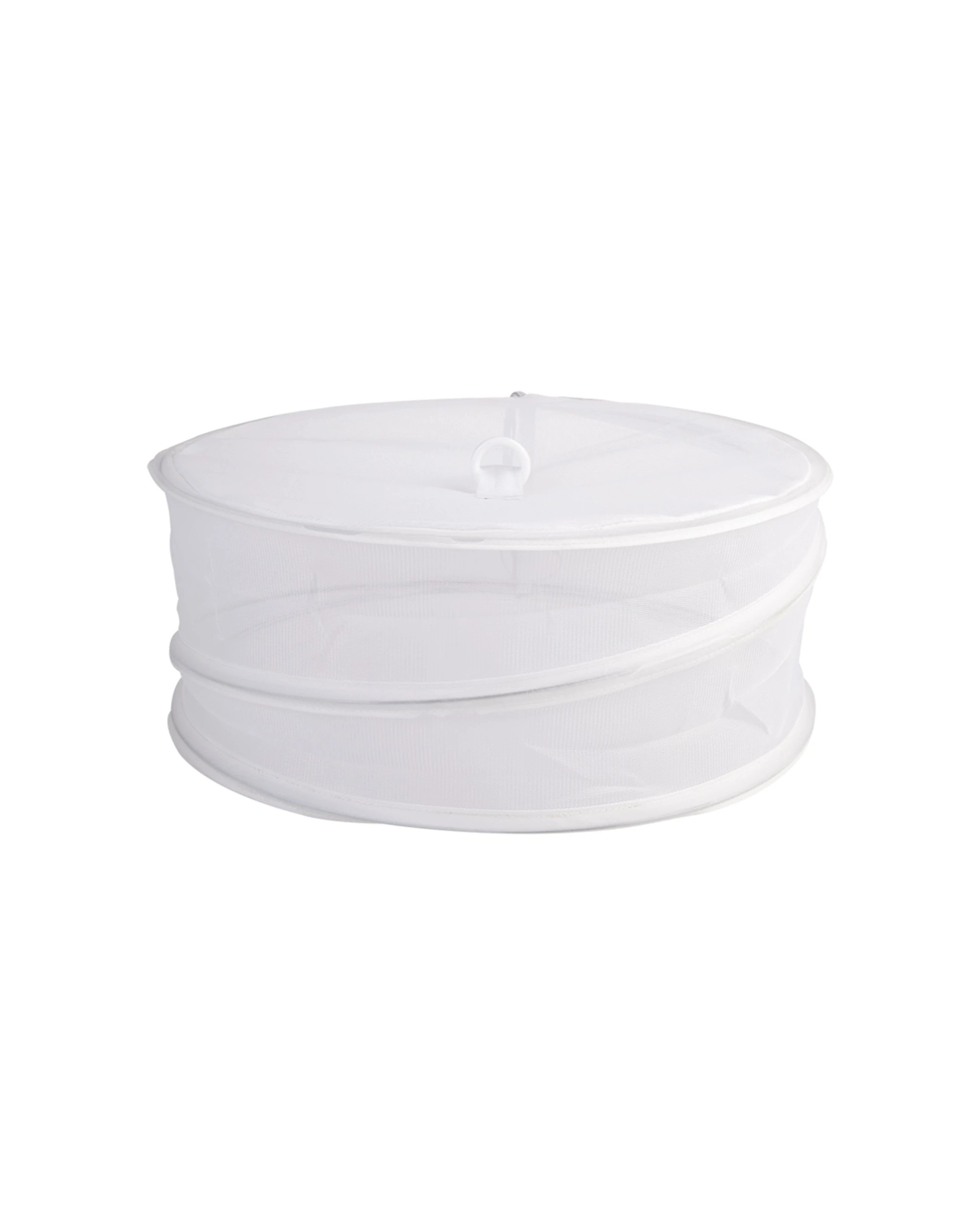 4 Appetito 2pc Pop-Up Food Protection Covers Home Kitchen Cooking 34cm 39cm - White, 4 of 4