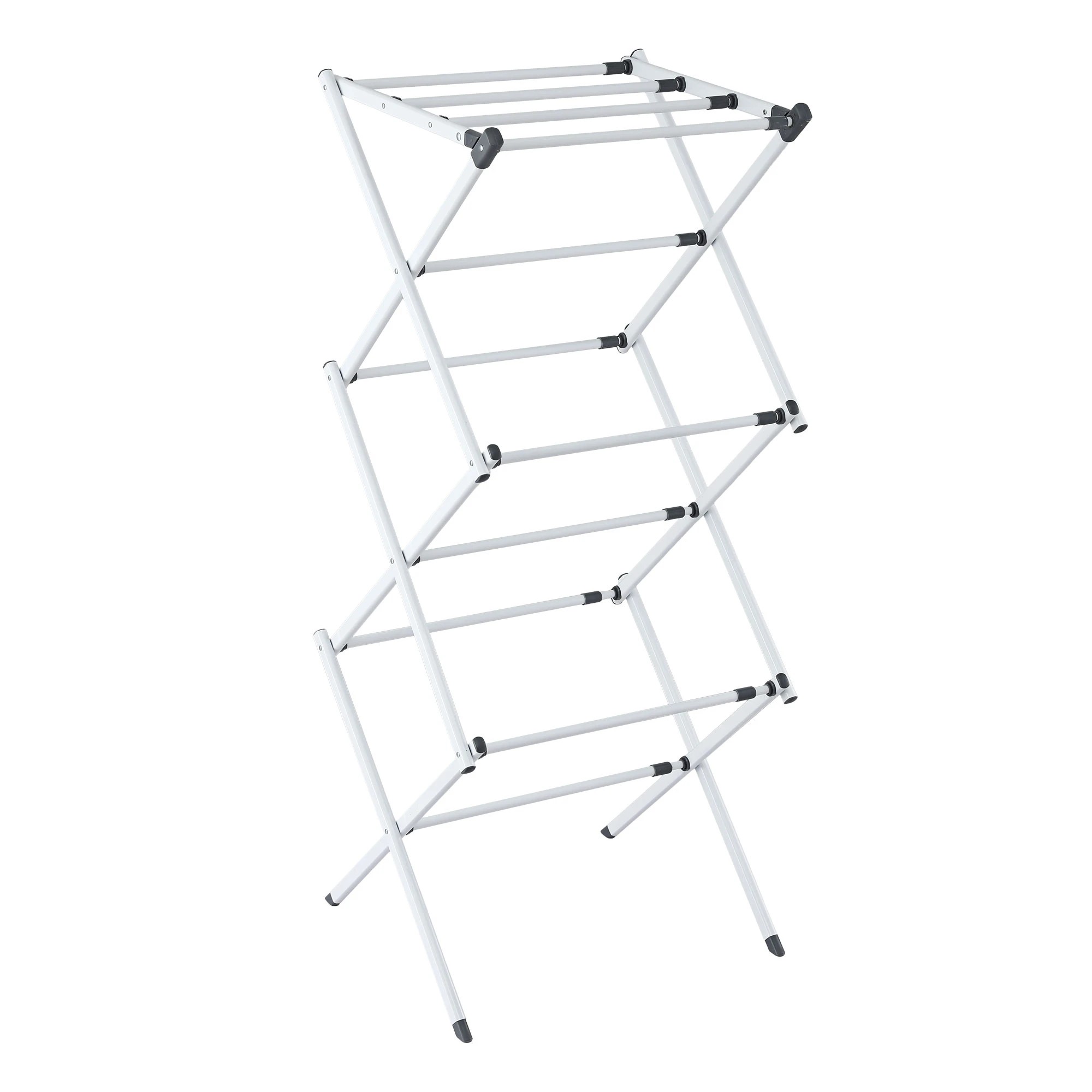 3 Artiss Clothes Rack Foldable Airer Drying Rack Portable No Assembly - Grey, 3 of 4