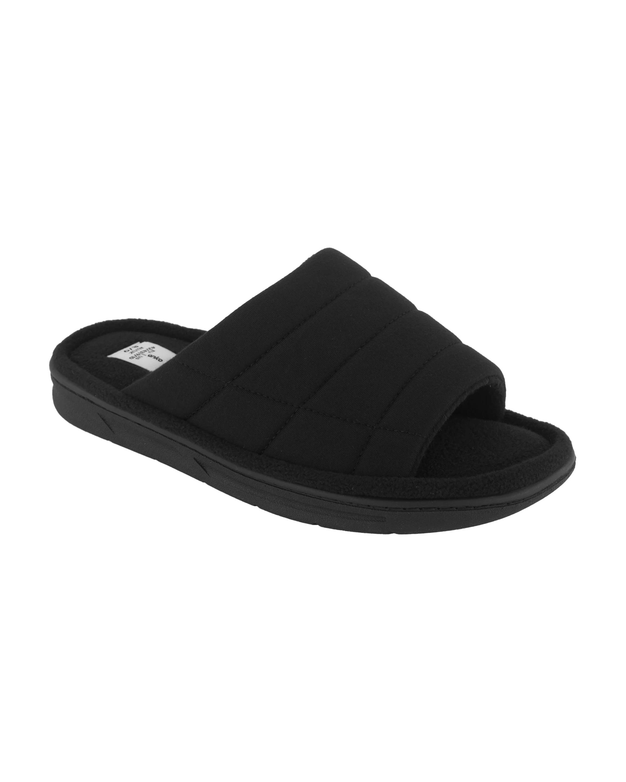 1 Hardsole Slipper Scuffs Black, 1 of 3