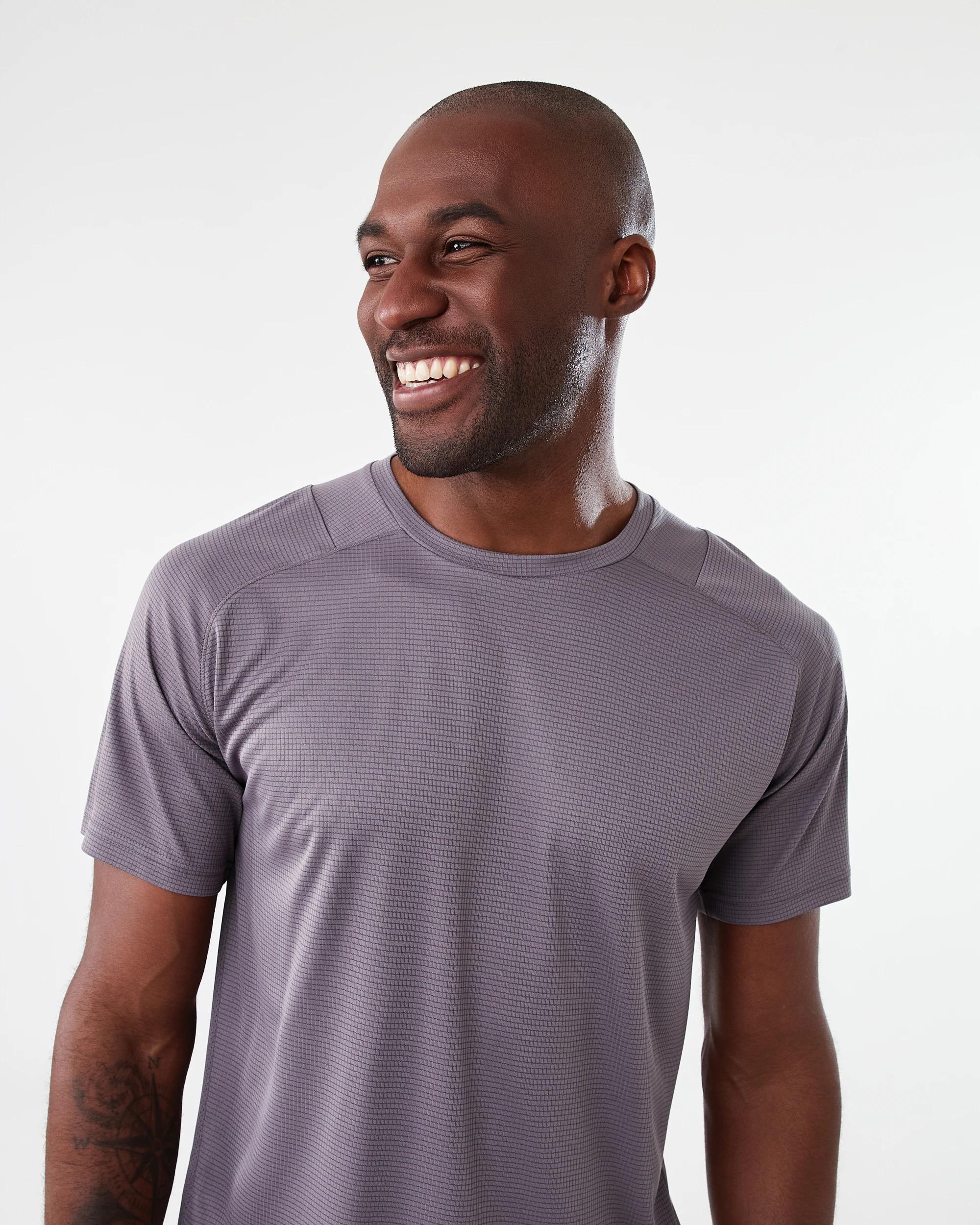 4 Active Mens Performance T-shirt May Pur, 4 of 7