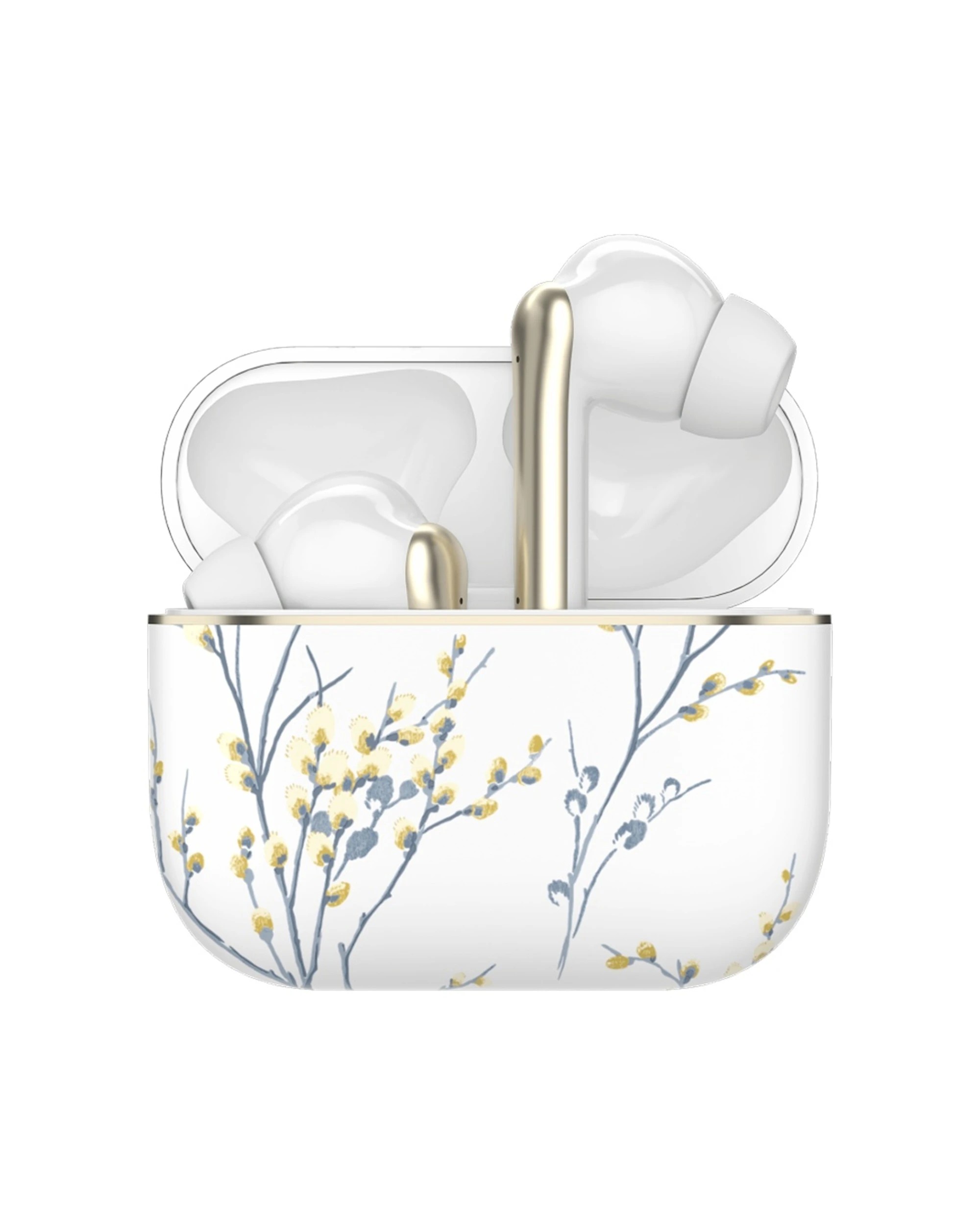 2 Laura Ashley Skylark Earbuds Pussy Willow Wireless Rechargeable Battery - Gold, 2 of 4