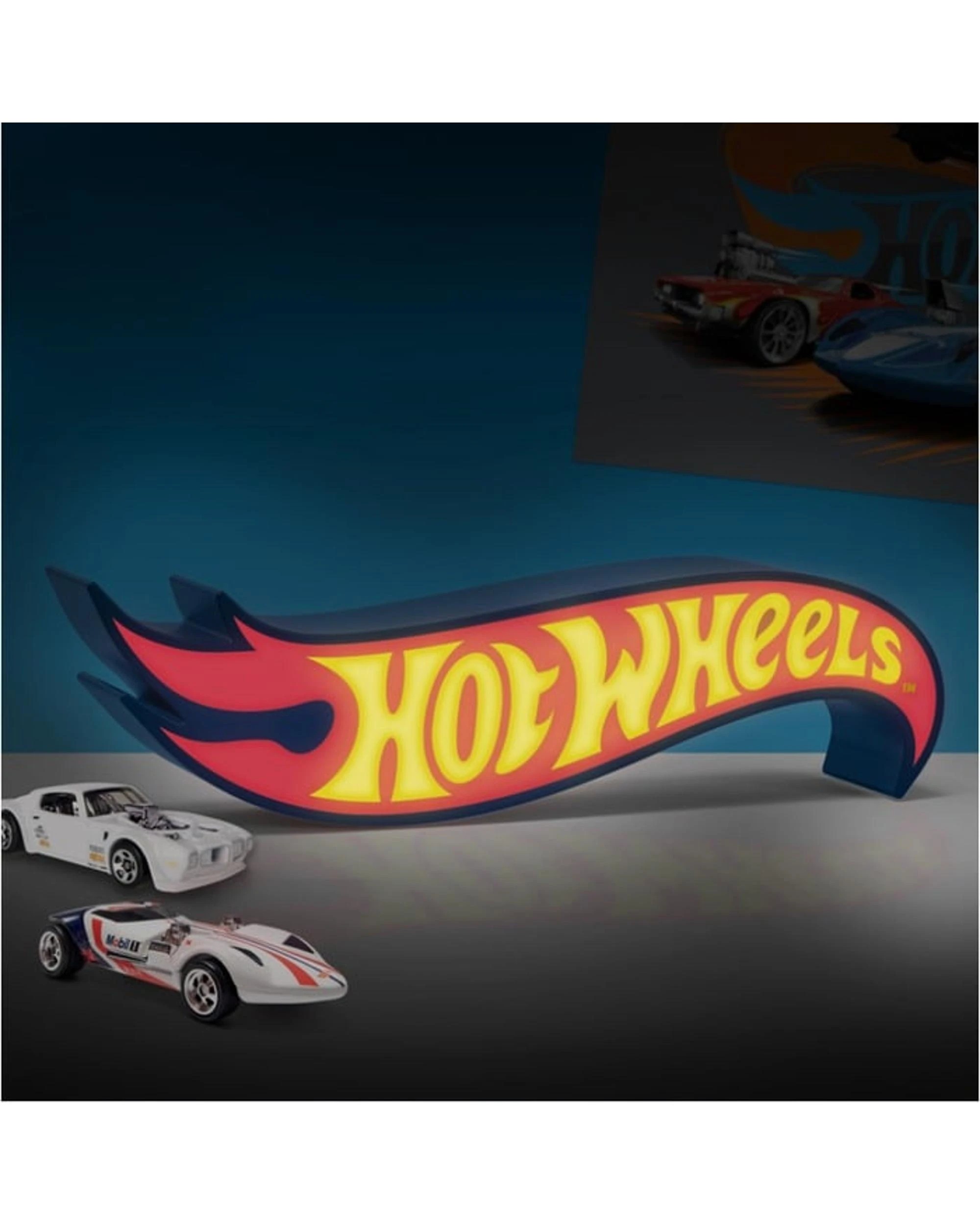 2 Paladone Hot Wheels Shaped Logo Light, 2 of 2