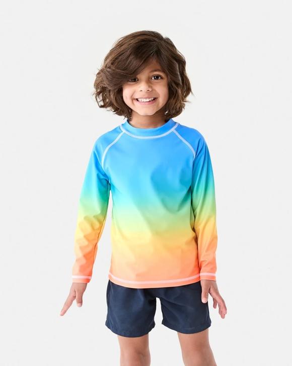Printed Long Sleeve Rash Vest