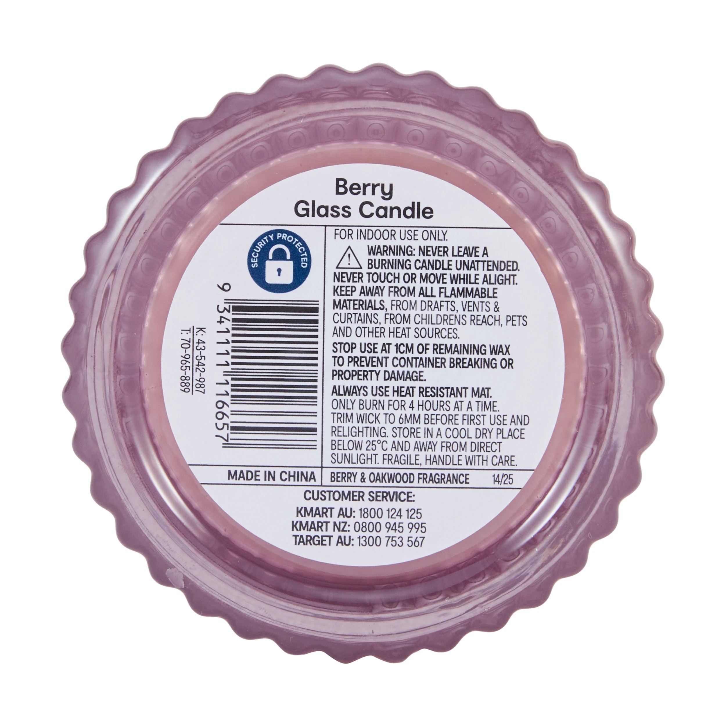 5 Berry Glass Candle, 5 of 5