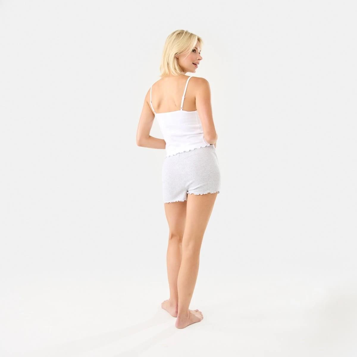 6 Pointelle Shorts Slvr Marle, 6 of 8