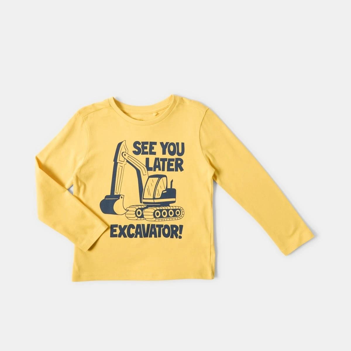 7 Long Sleeve Print T-shirt Ylw Digger, 7 of 8