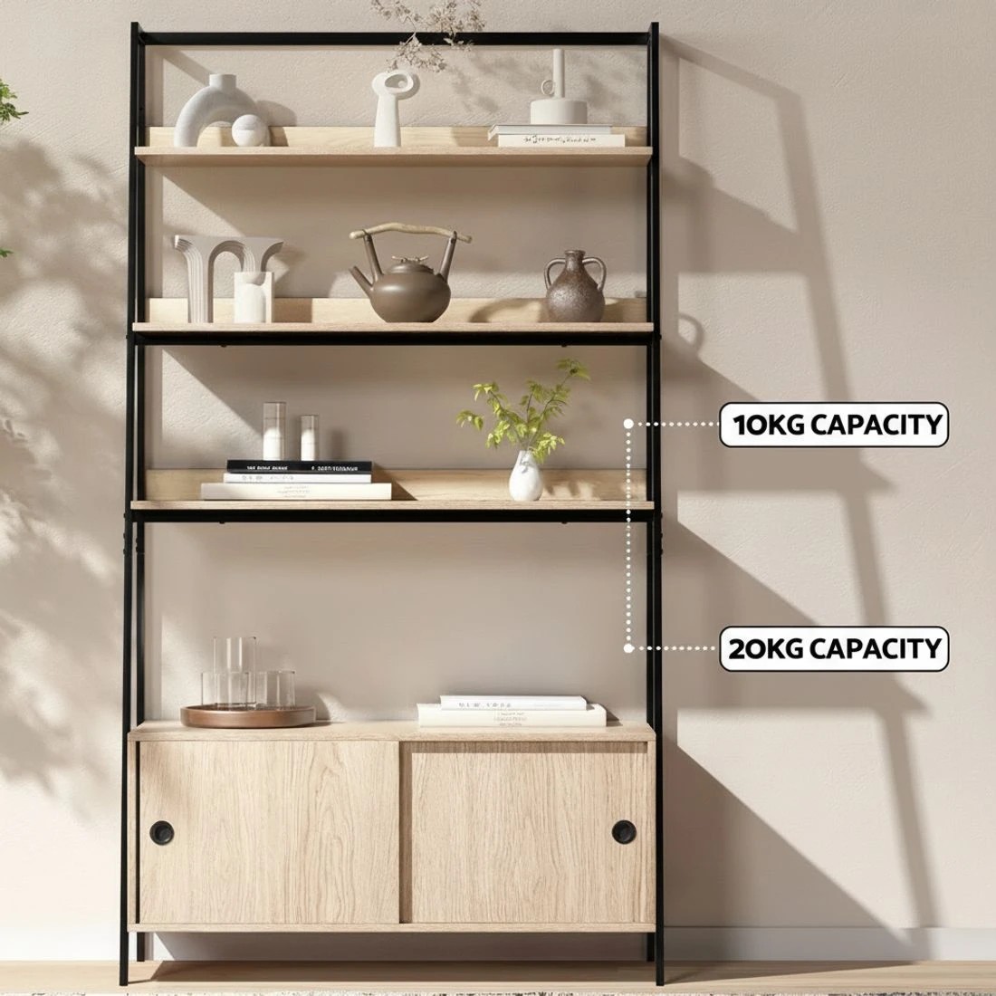 6 Artiss Bookshelf 5 Tier Cube Cabinet - Multi, 6 of 7