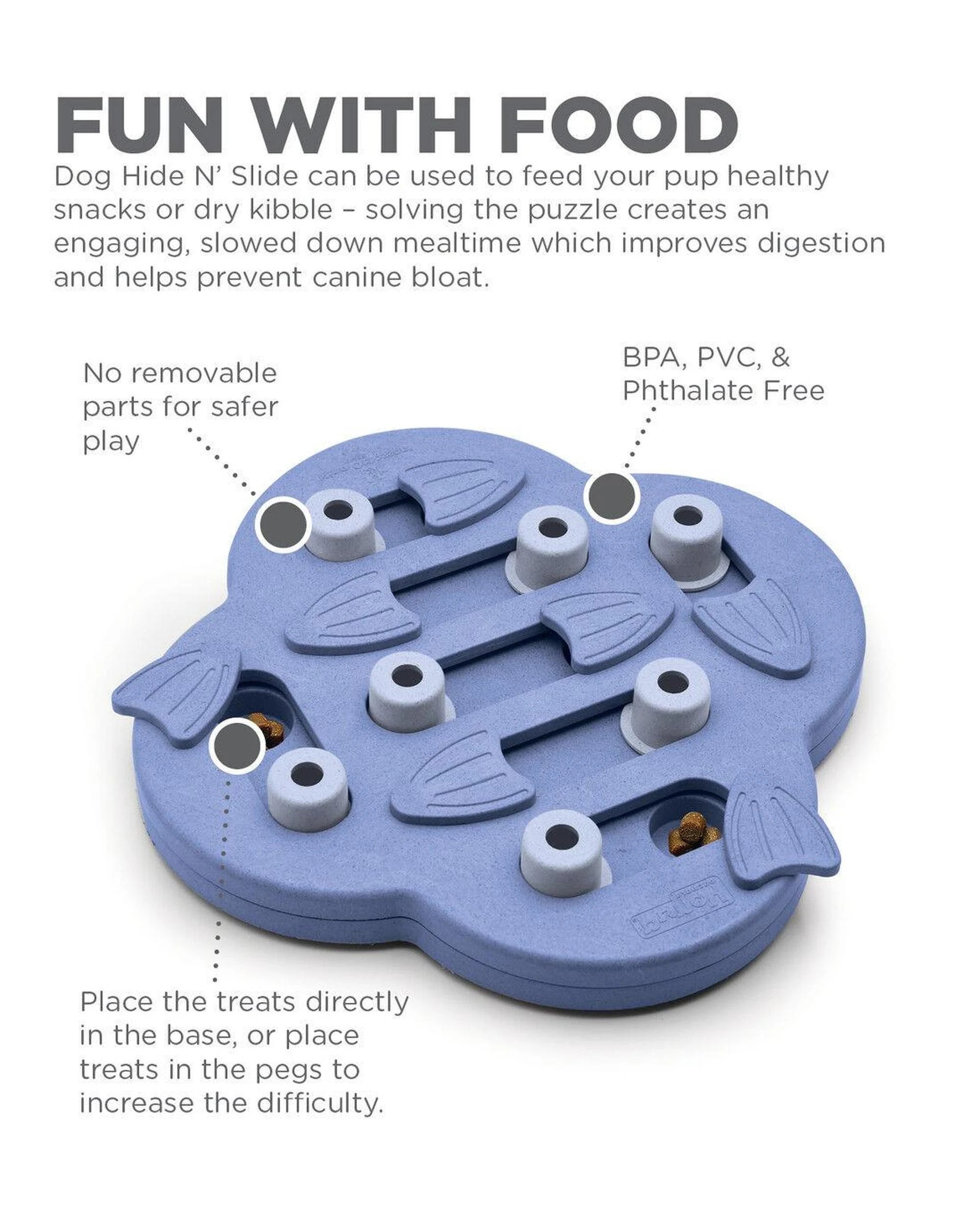 5 Outward Hound Nina Ottosson Dog Hide N Slide Puzzle Game Dog Toy Purple - Purple, 5 of 8