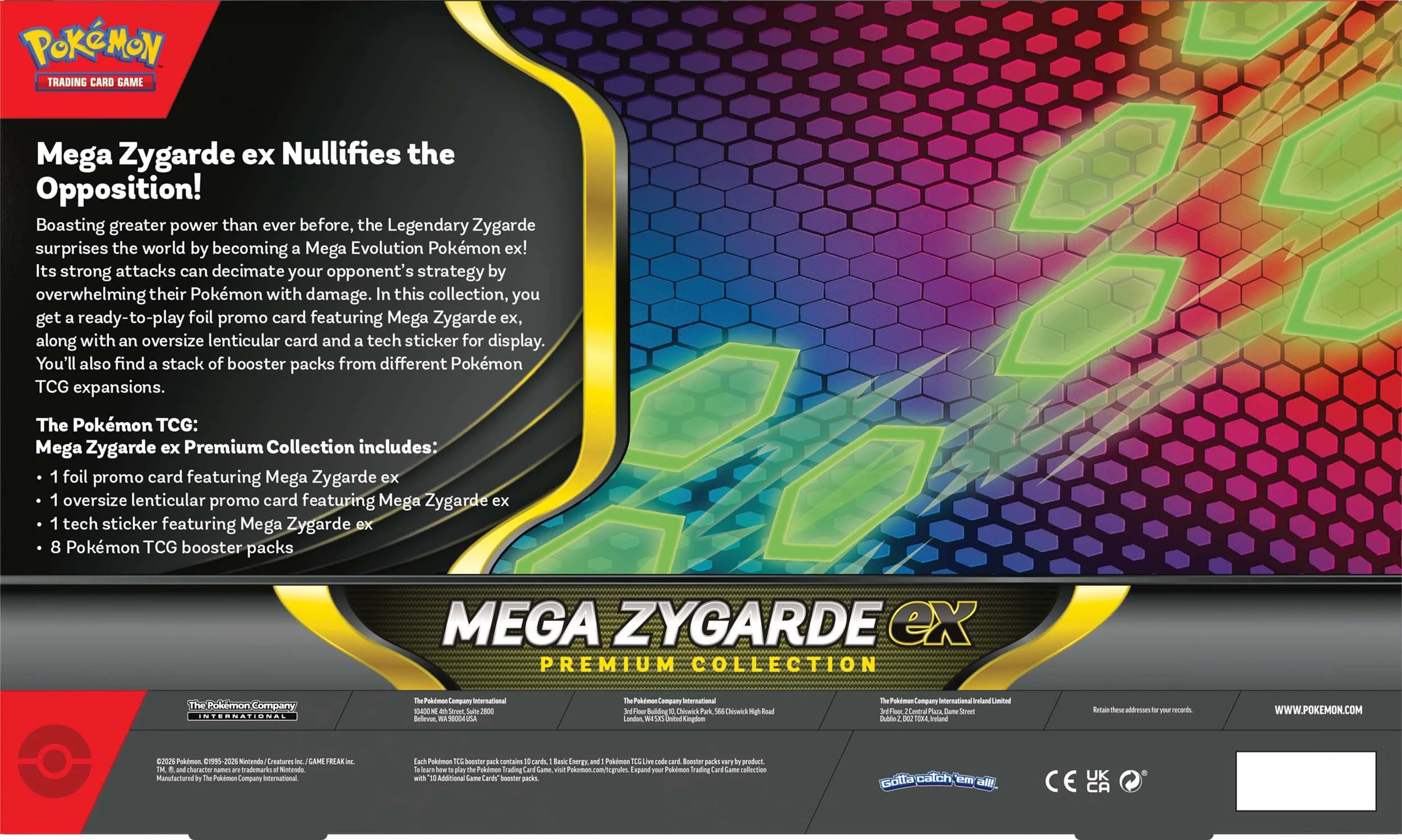 3 Pokemon Trading Card Game: Mega Zygarde ex Premium Collection, 3 of 3