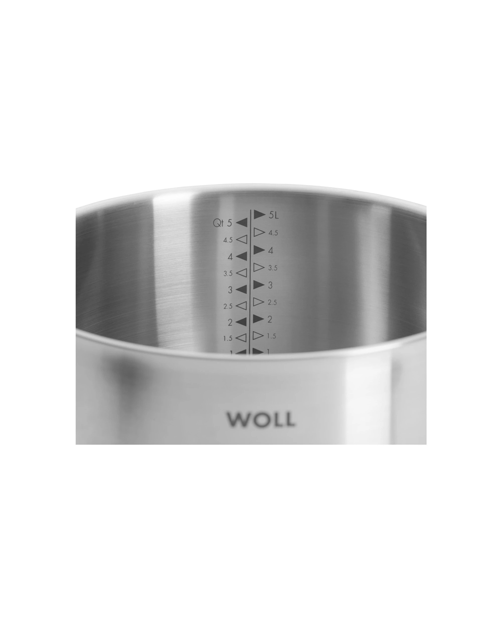 6 Woll Steel Stock Pot With Lid 24cm 7.5L Premium Stainless Steel - Silver, 6 of 6