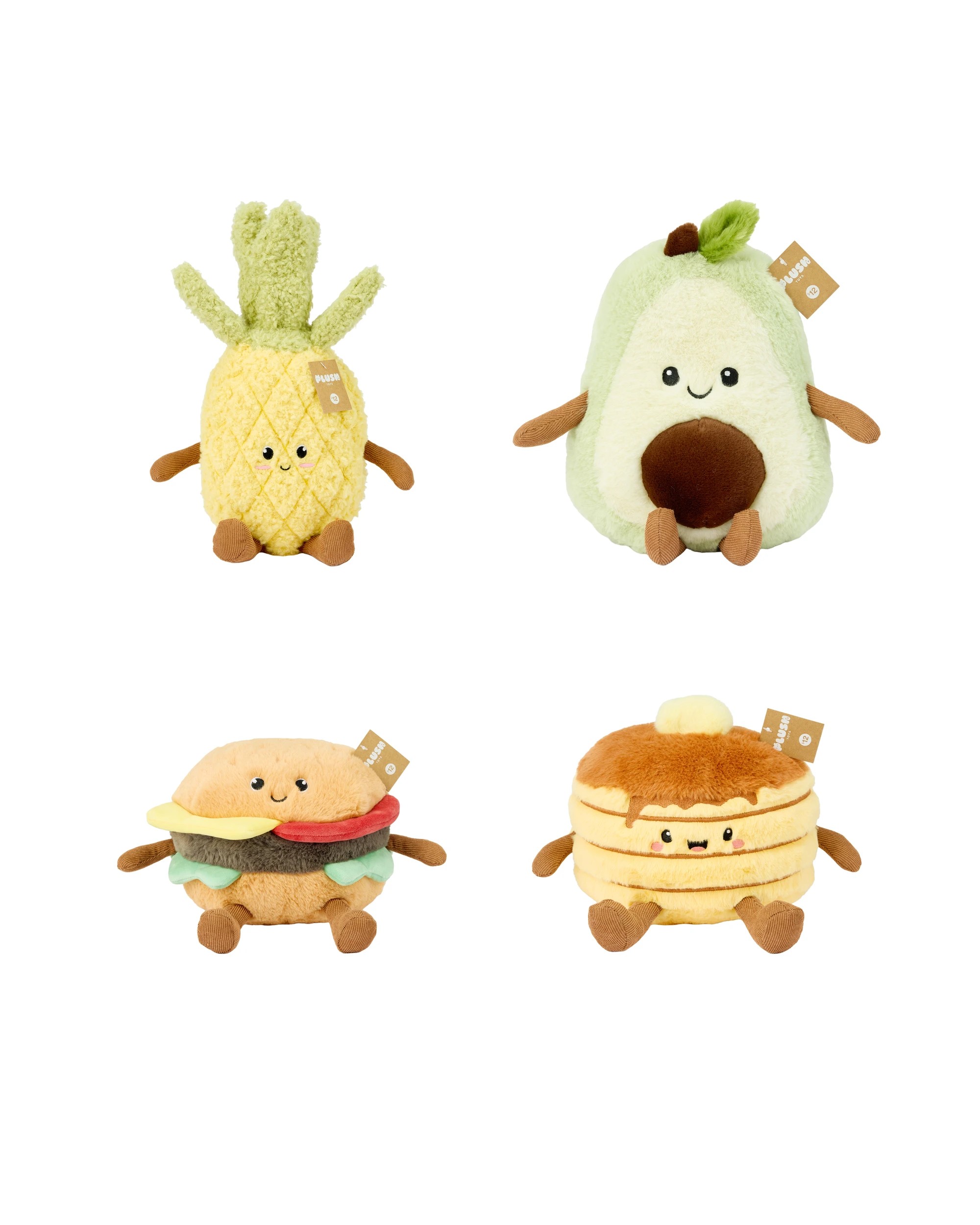 3 Food Plush - Assorted, 3 of 3