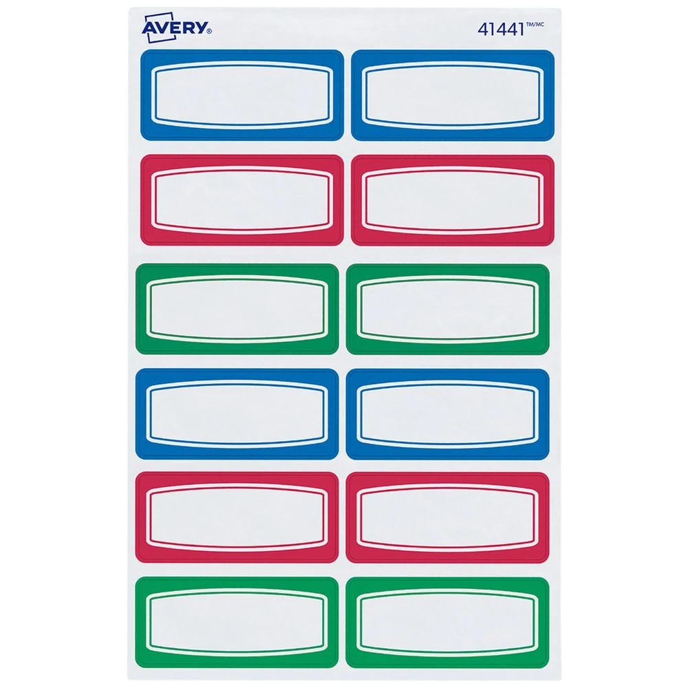 3 Avery Kids Durable Flexible Labels Assorted 60 Pack, 3 of 3