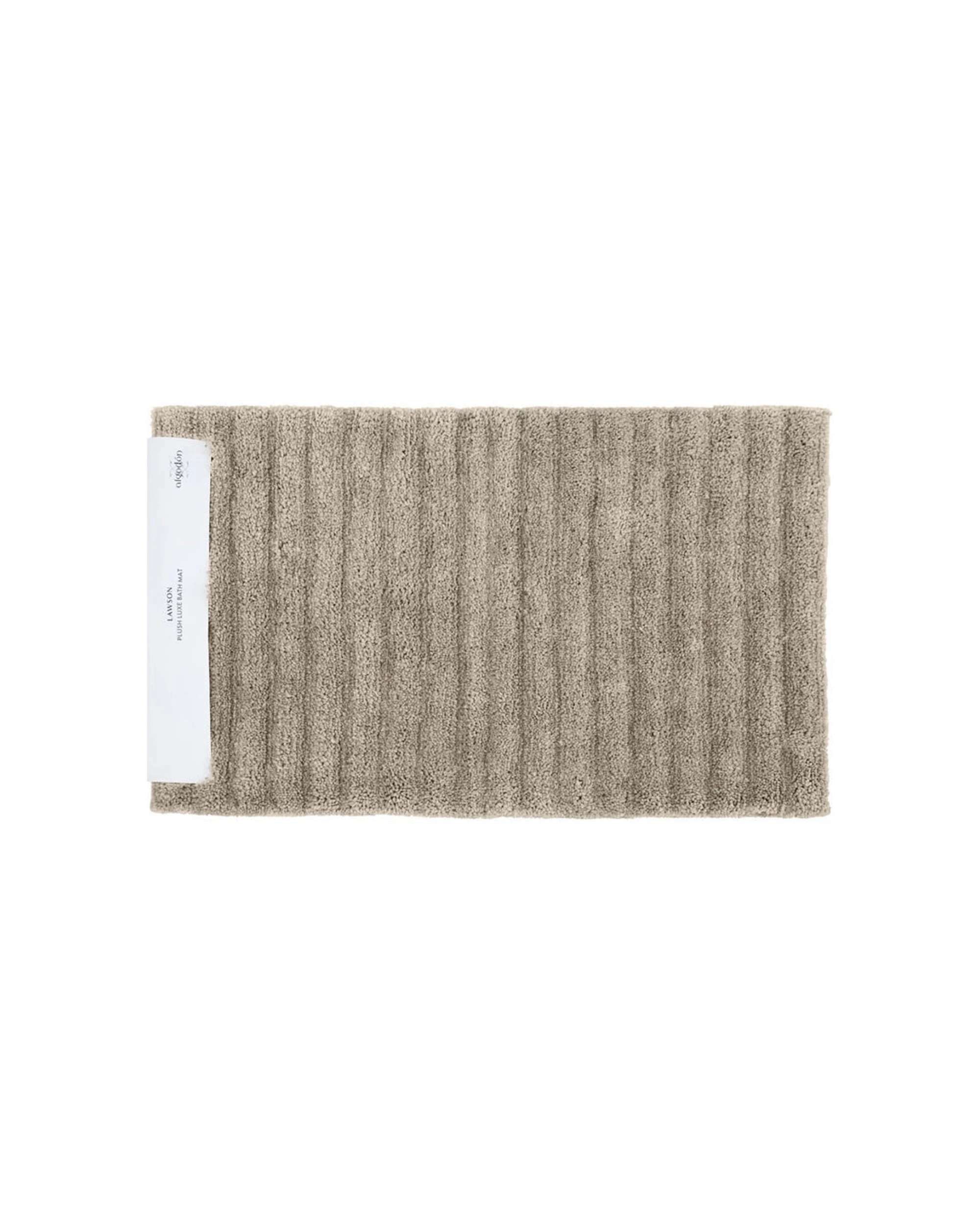 2 Algodon 2PK Lawson Plush Bath Runner Non-Slip Soft Mat 50x80cm - Beige, 2 of 4