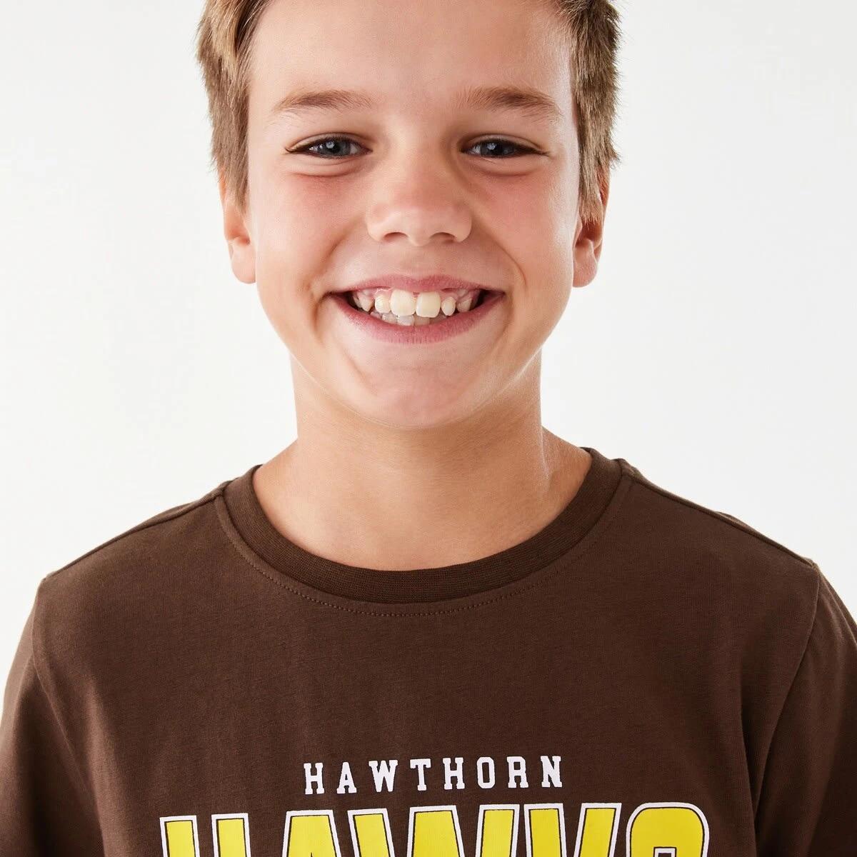 3 Official AFL Kids T-shirt Hawthorn, 3 of 9
